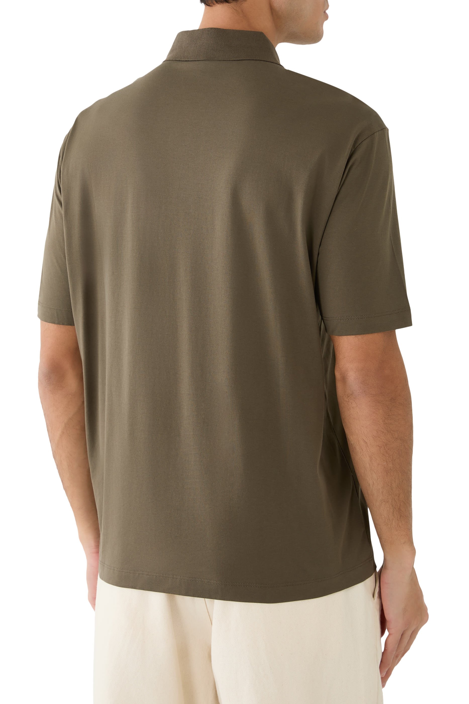 Micro Eagle Logo Polo Shirt