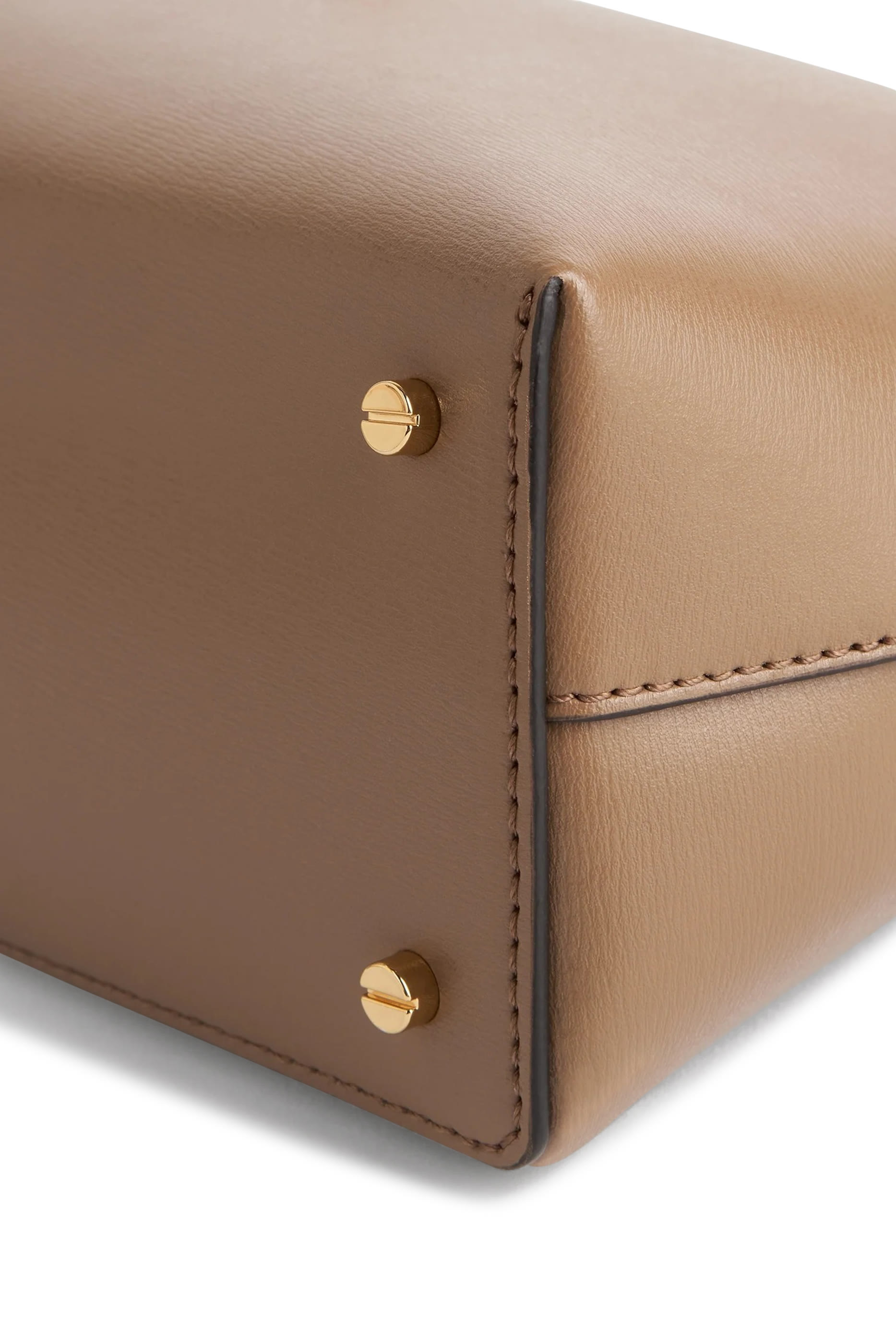 T-Lock Leather Clutch
