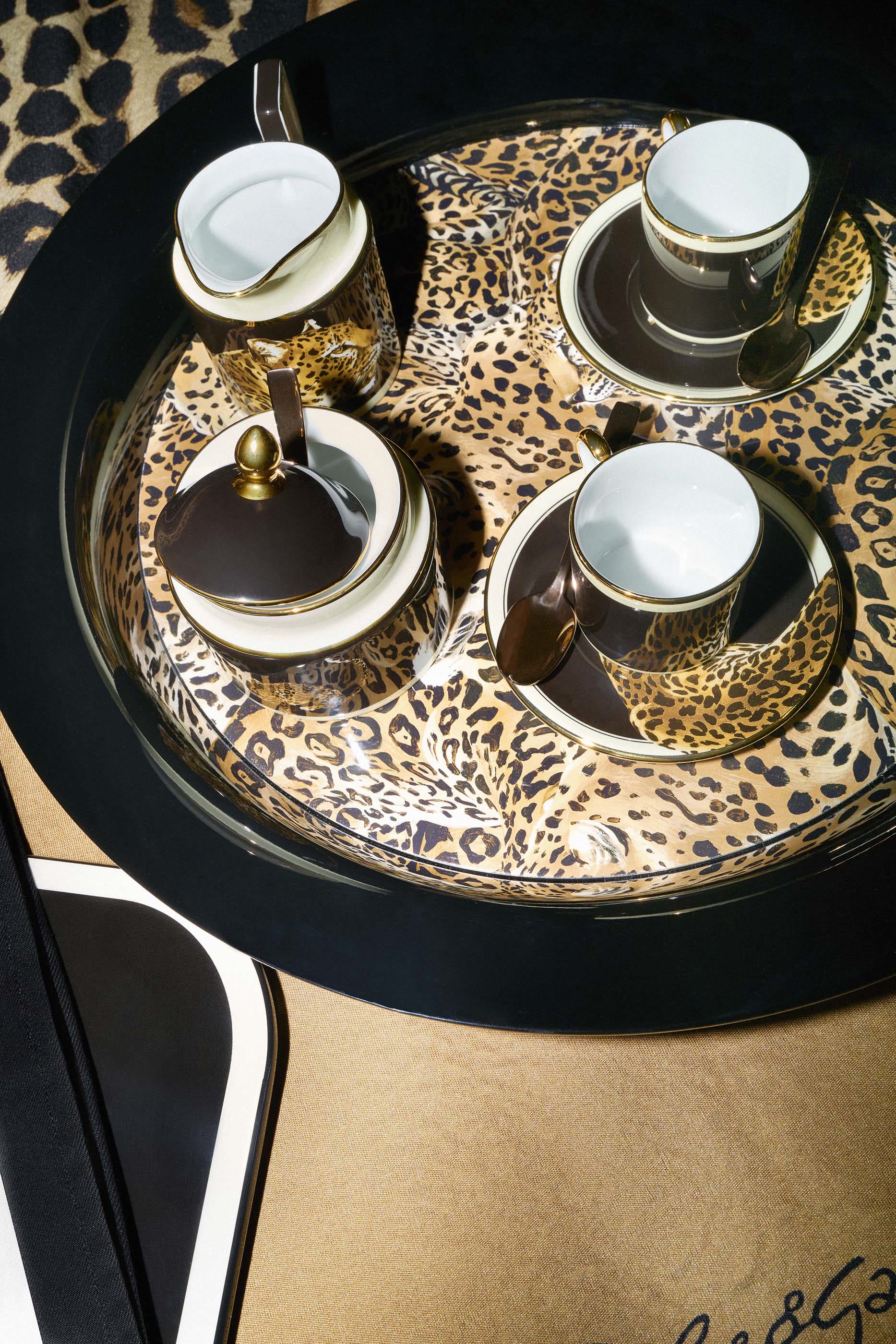 Leo Nero Coffee Cup & Saucer