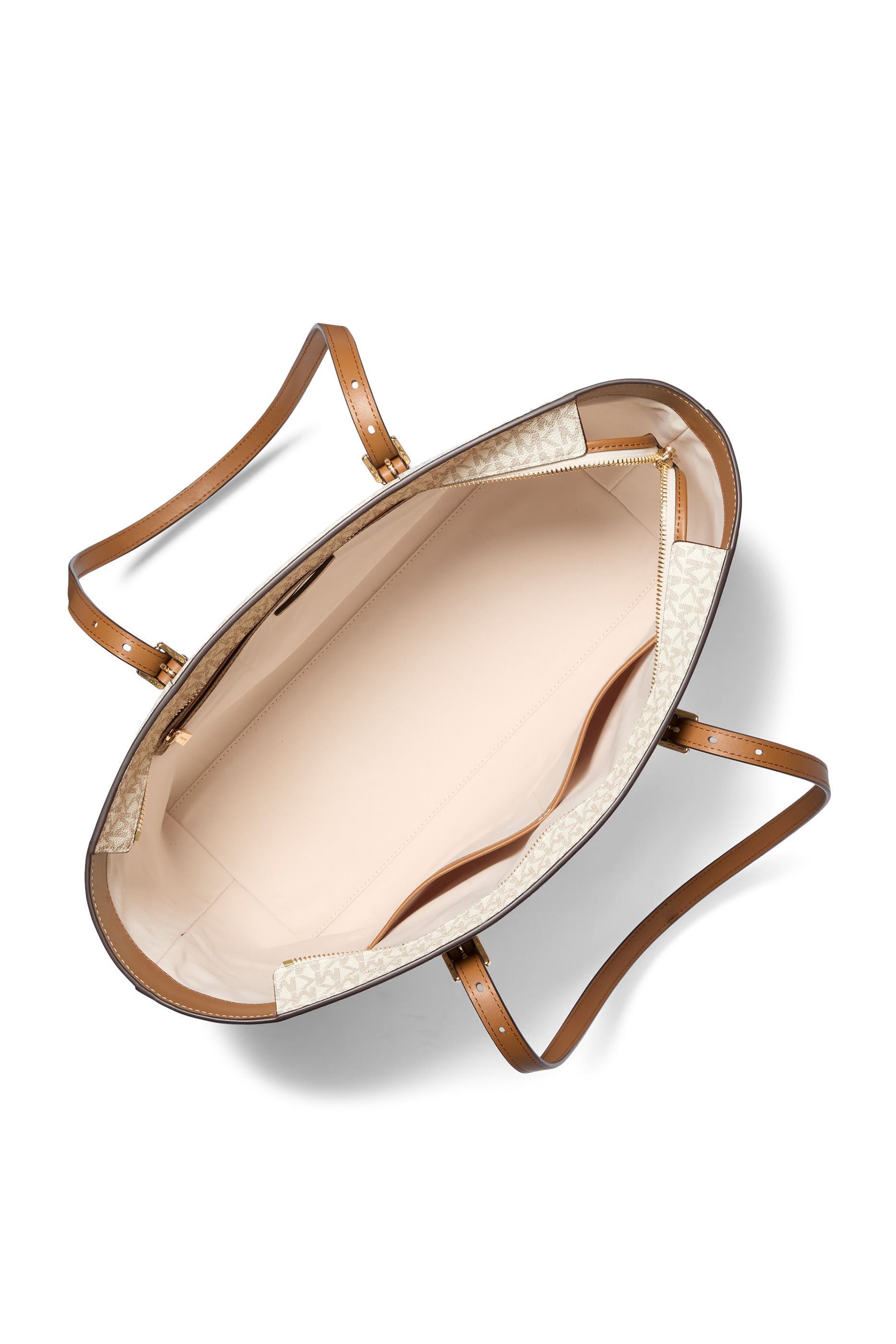 Quinn Large Signature Logo and Leather Tote Bag