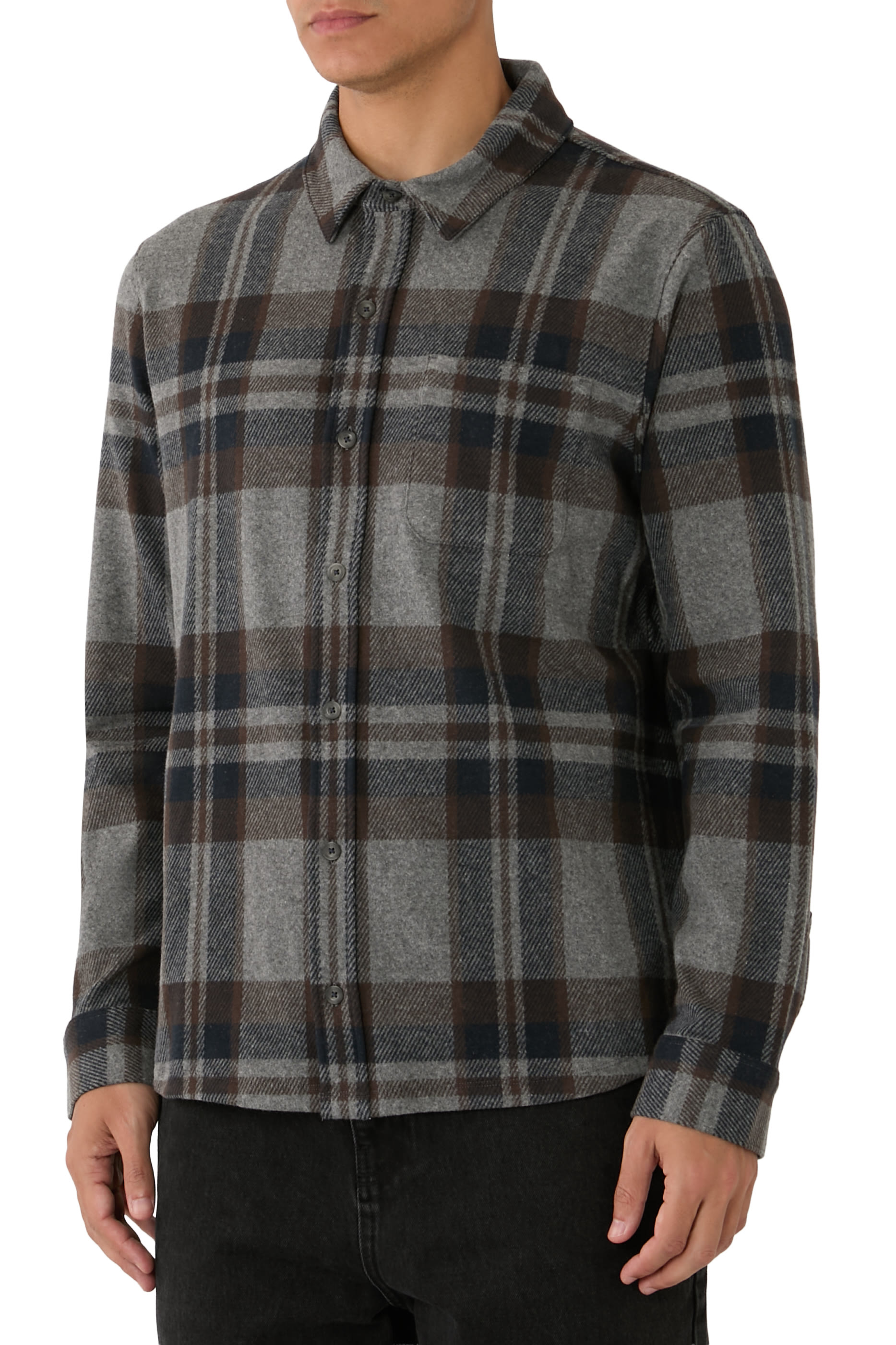 Classic Plaid Shirt Jacket