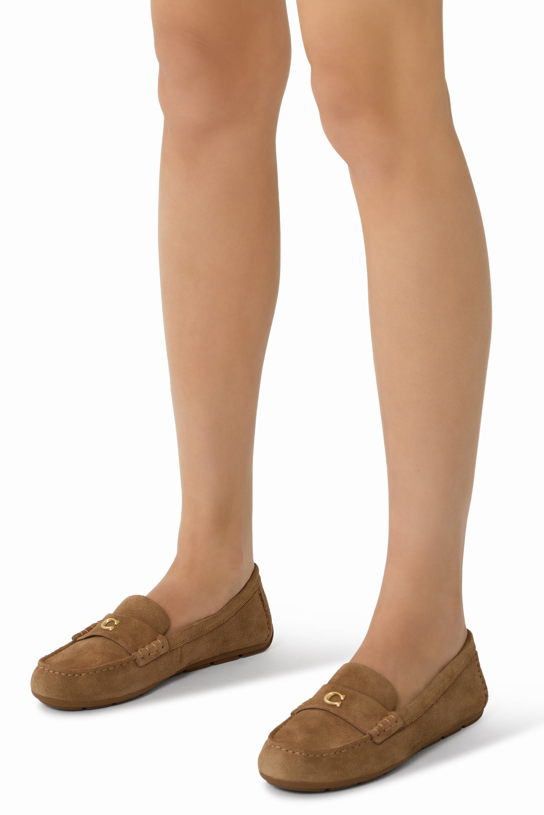 Sculpted C 15 Suede Driver Loafers 