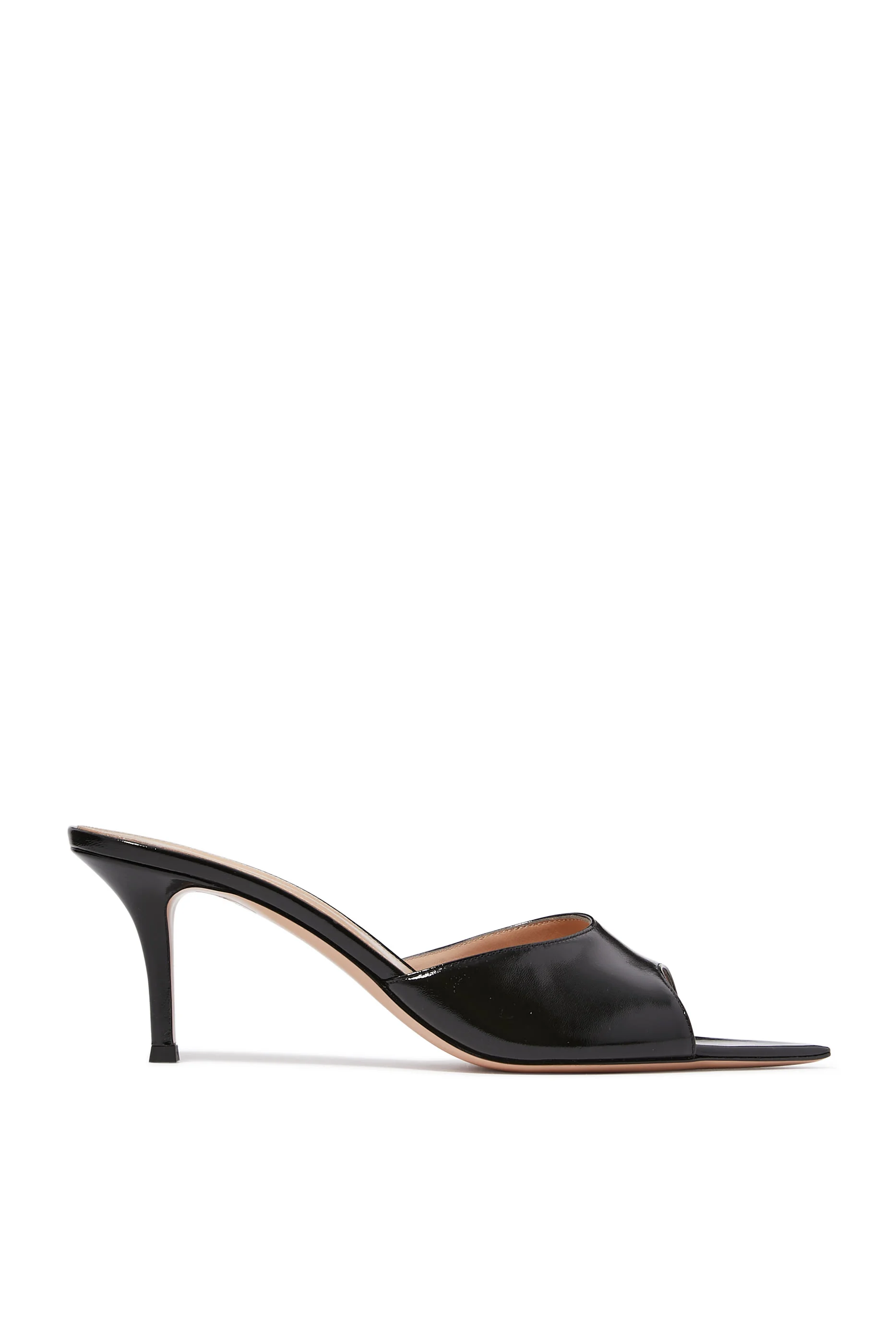Elle 70 Patent Leather Mules