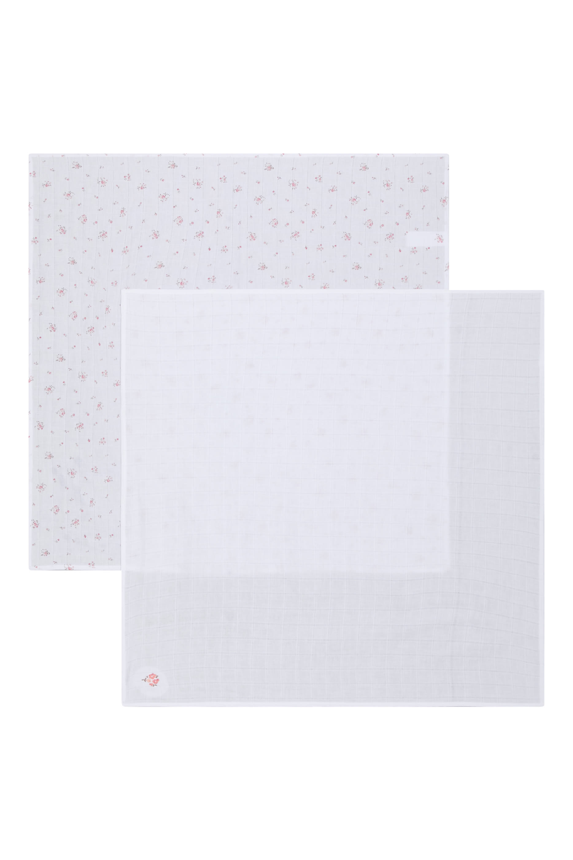  Organic Cotton Minnie Floral Muslins &mdash; Set of 2