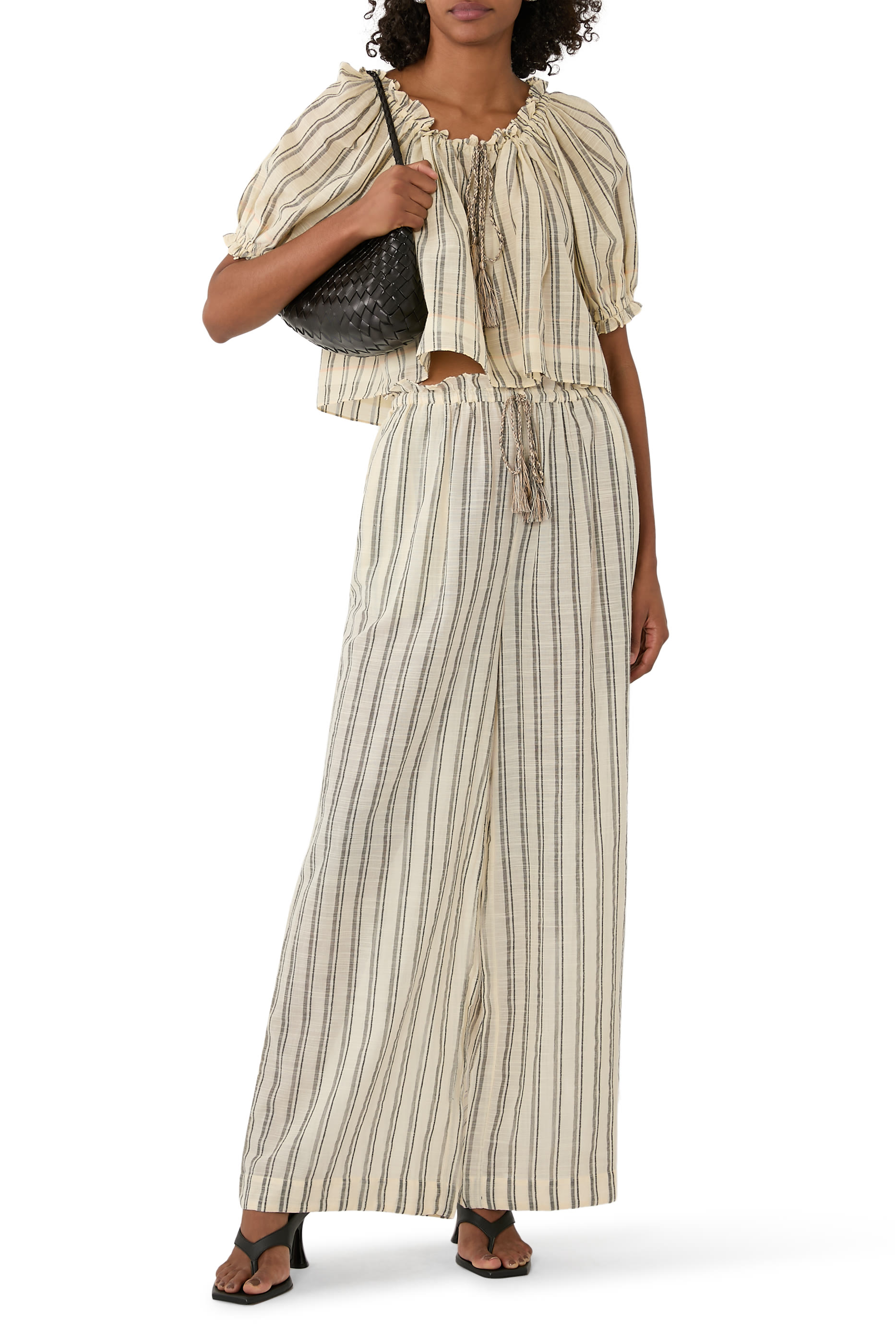 Paros Stripe Coverup Top