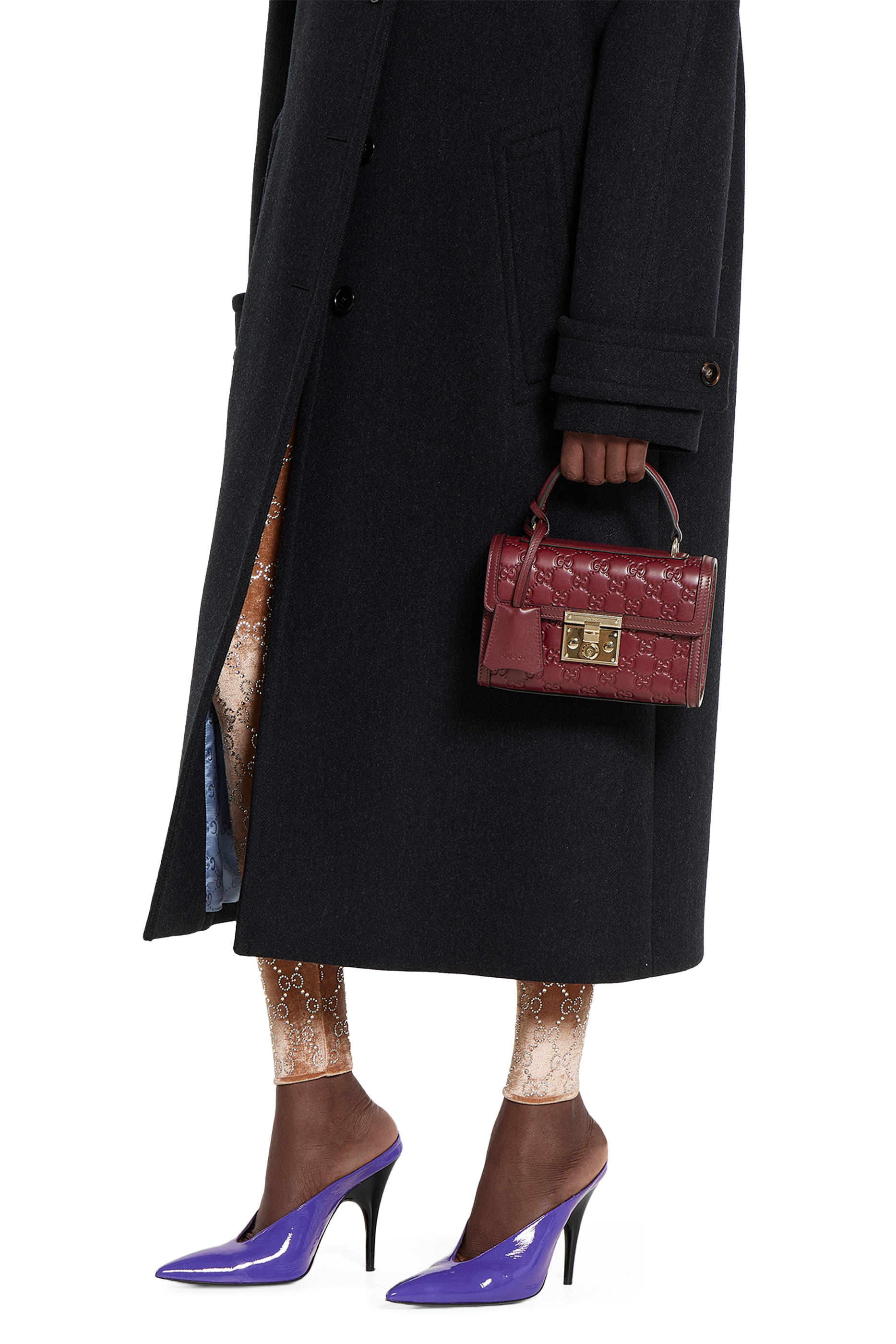 Padlock Small Top Handle Bag