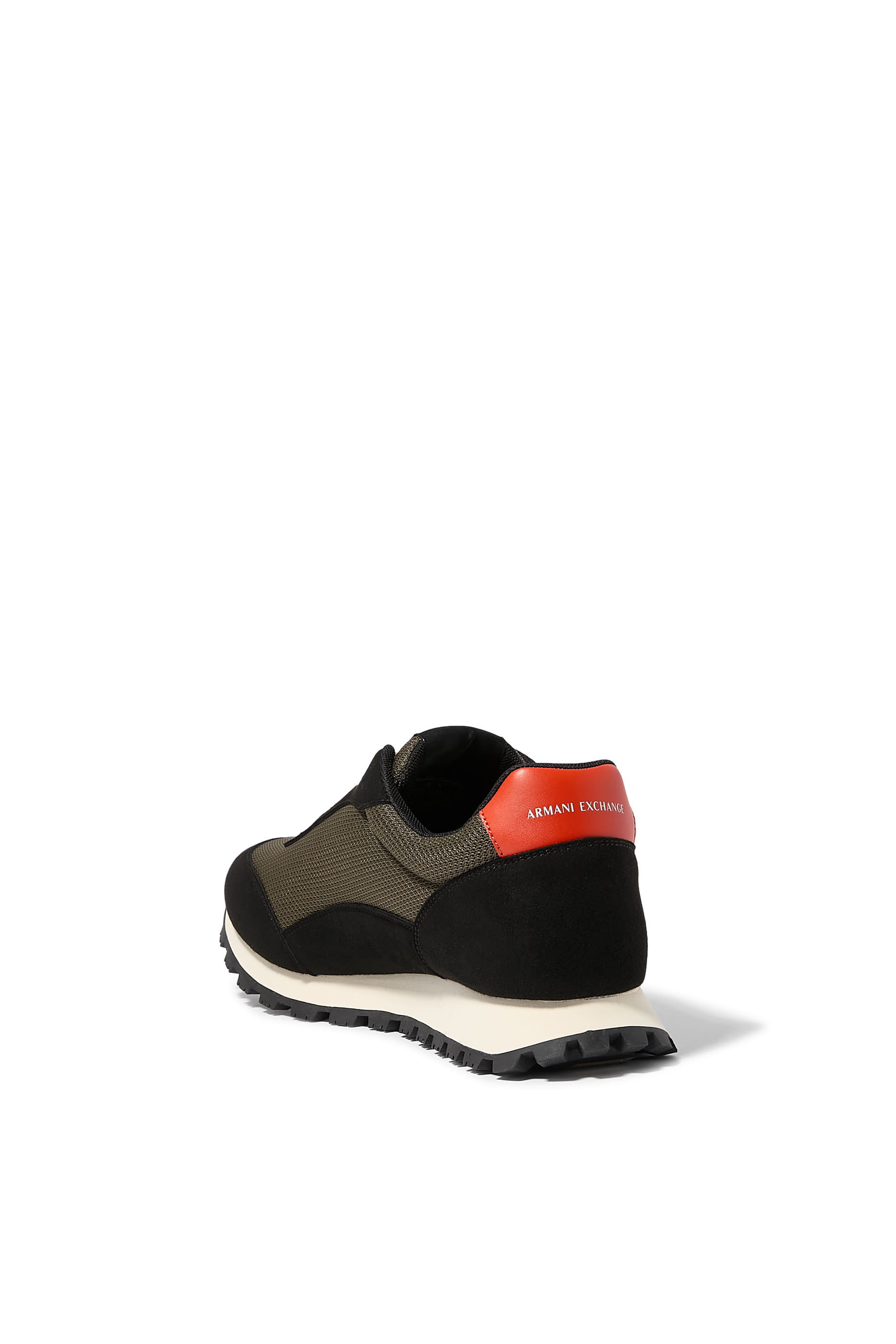 Drop Side AX Logo Low-Top Sneakers