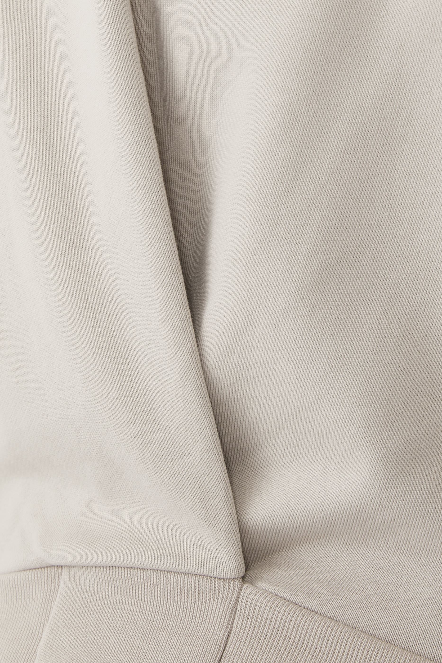 Sculpted Long Sleeves Cotton Sweatshirt