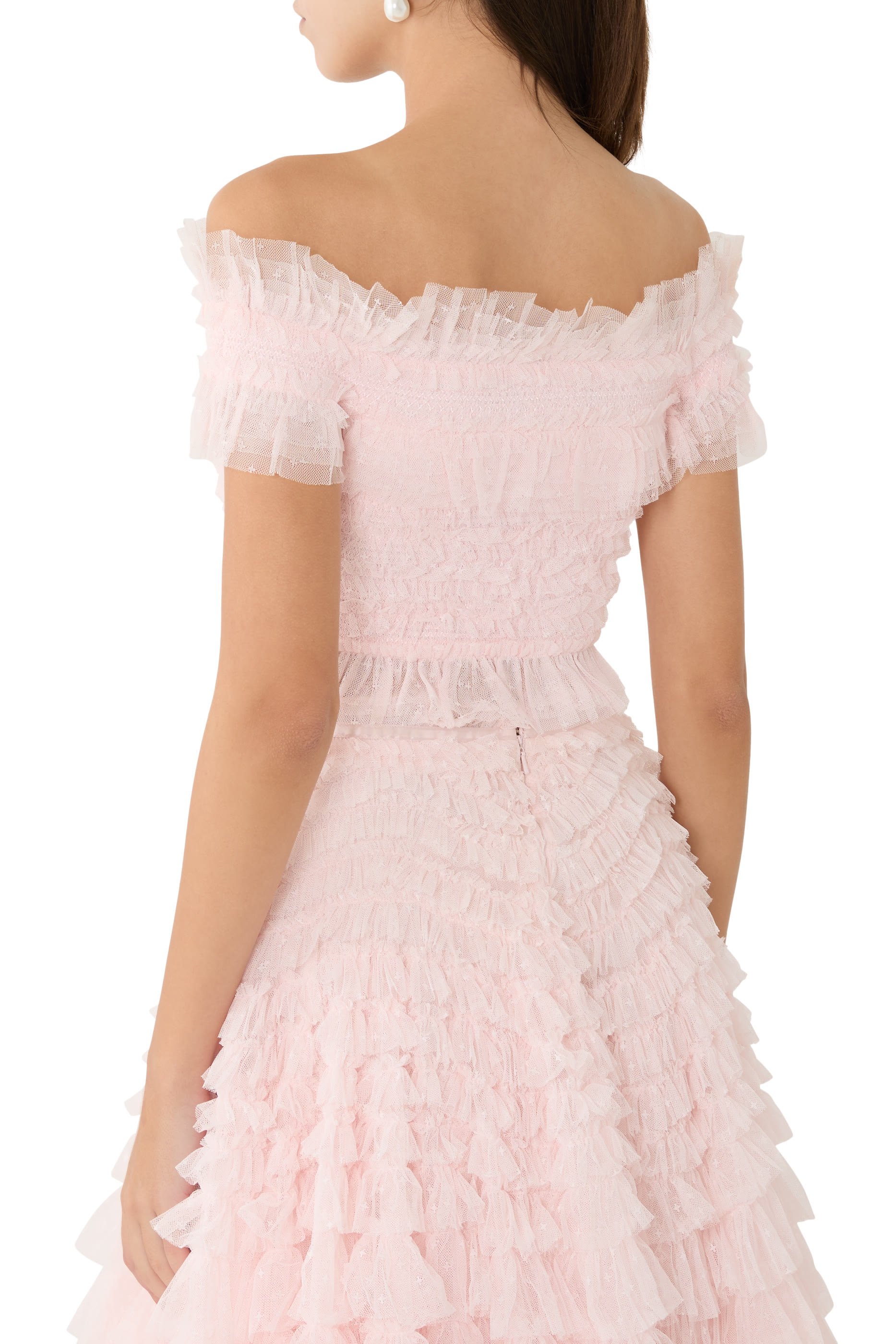 Hattie Smocked Off-Shoulder Top