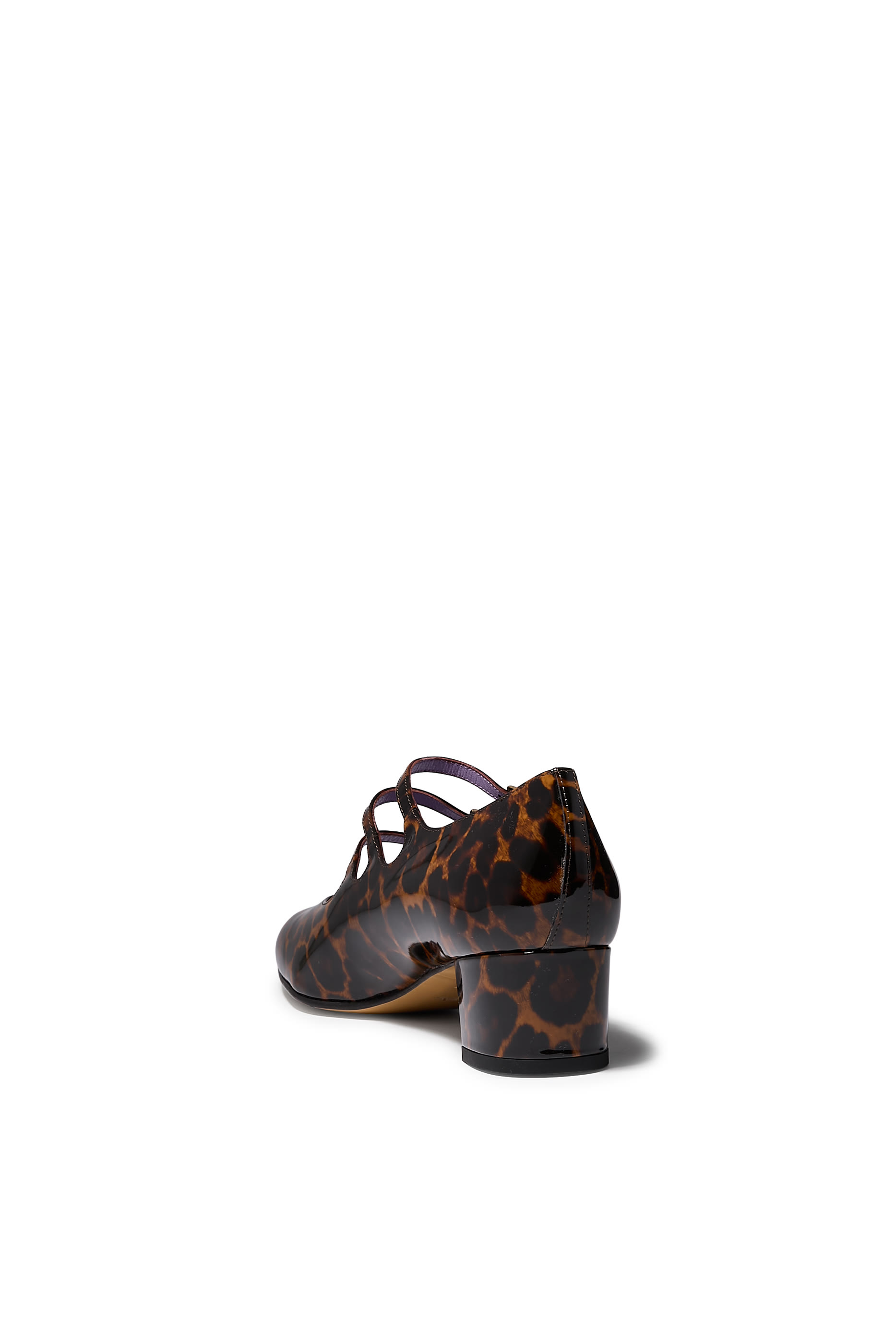  Kina 40 Leopard Patent Leather Mary Janes 