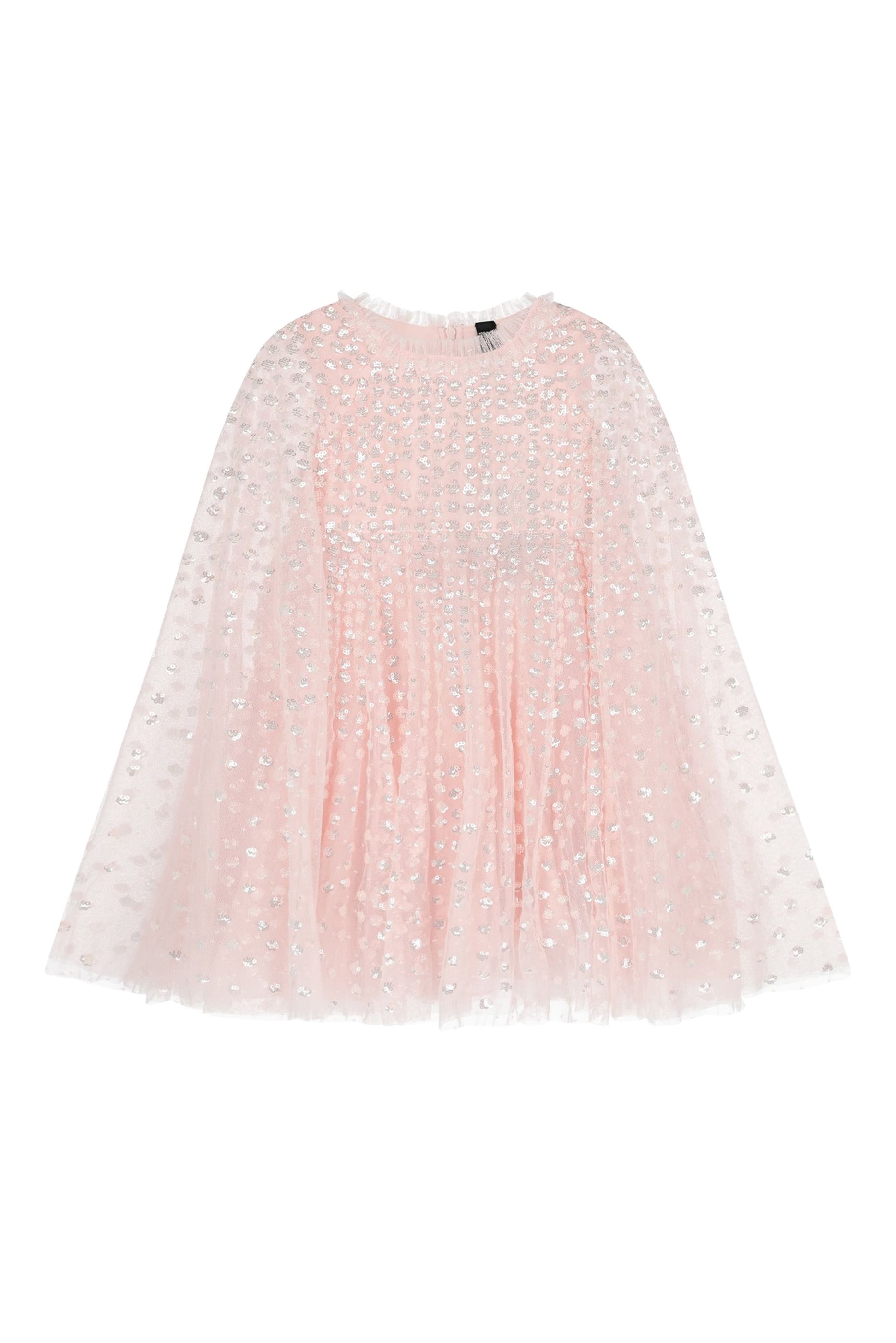 Kids Raindrop Cape Dress