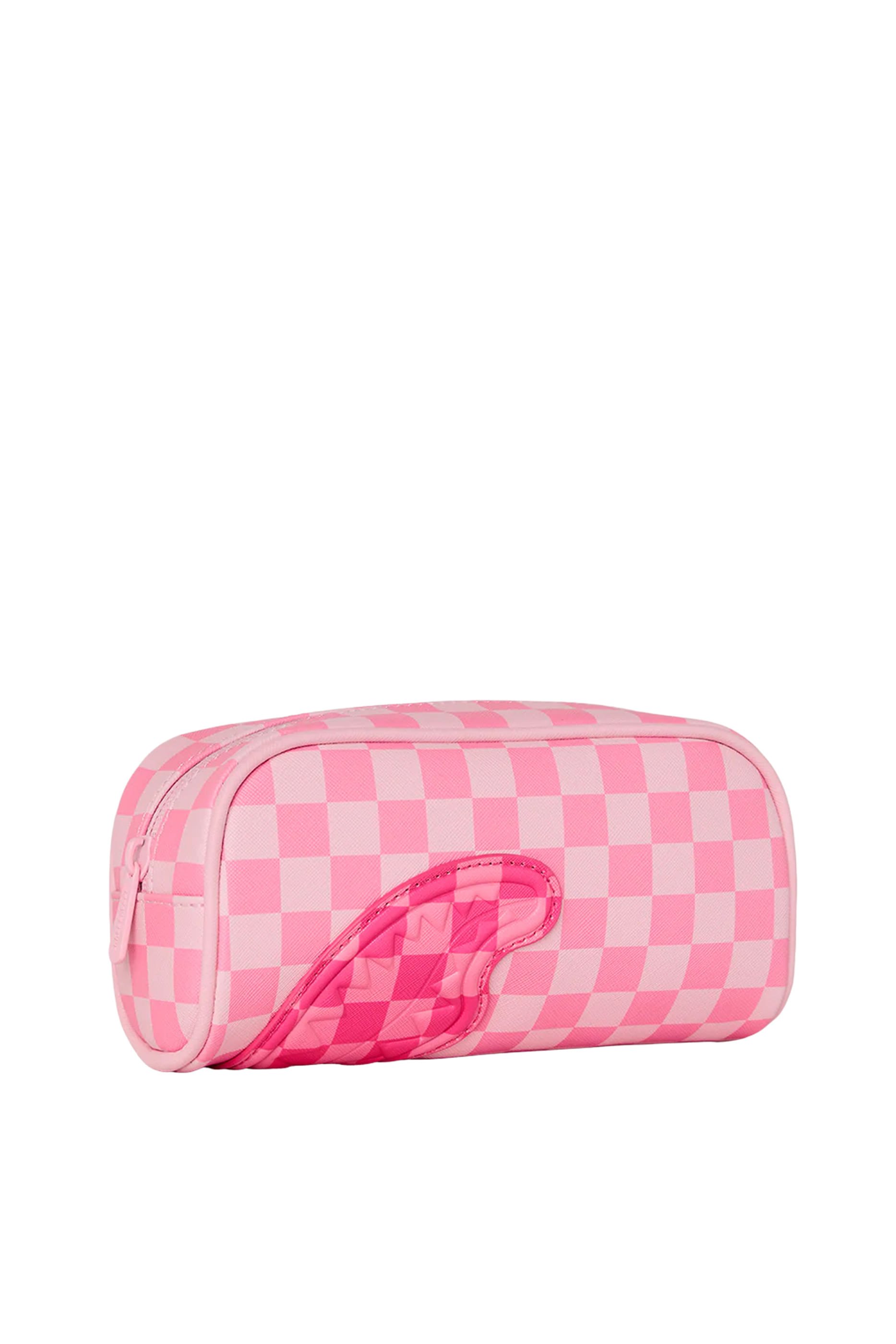 Kids Pink Sharks in Paris Patch Pouch