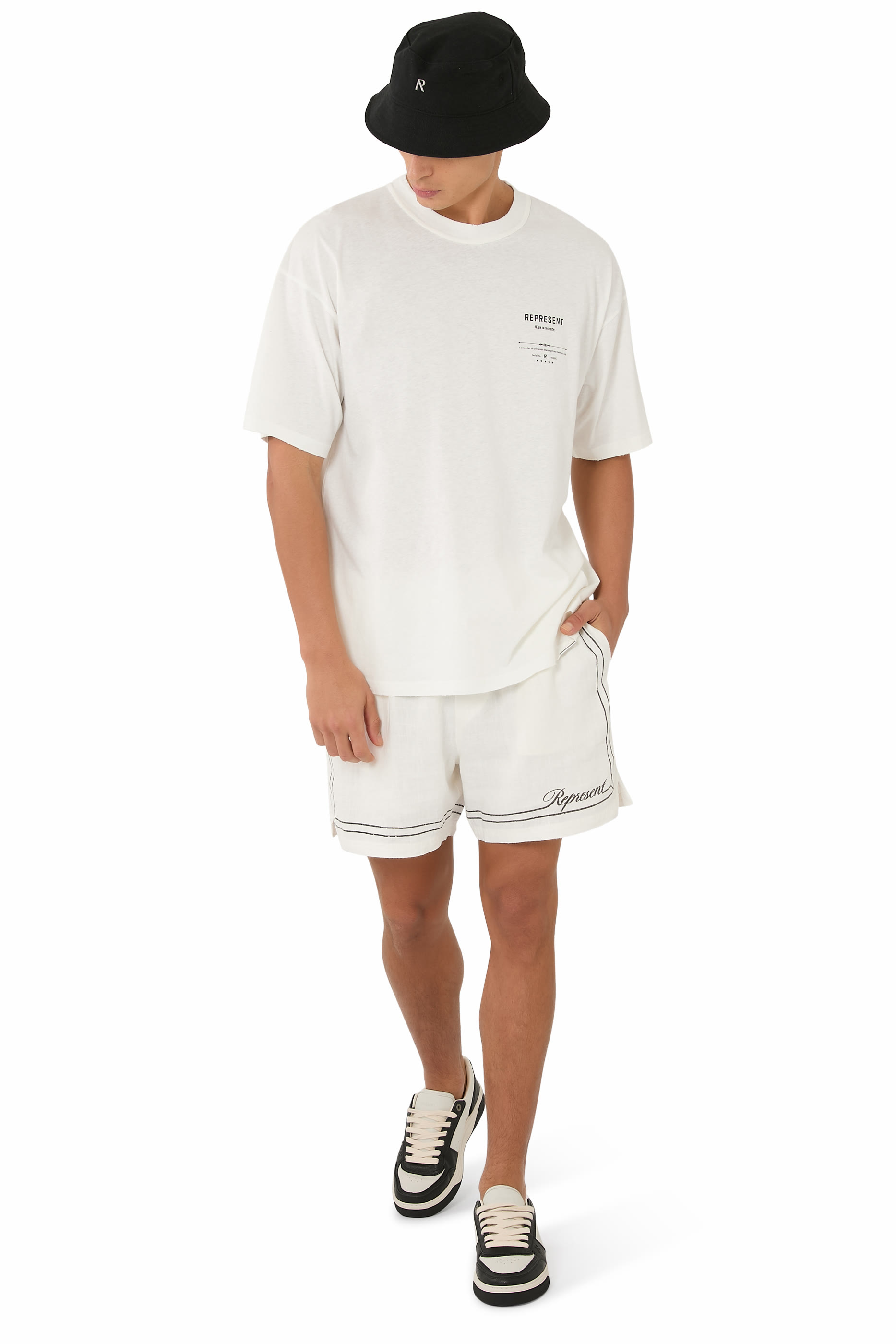 Logo Border Shorts