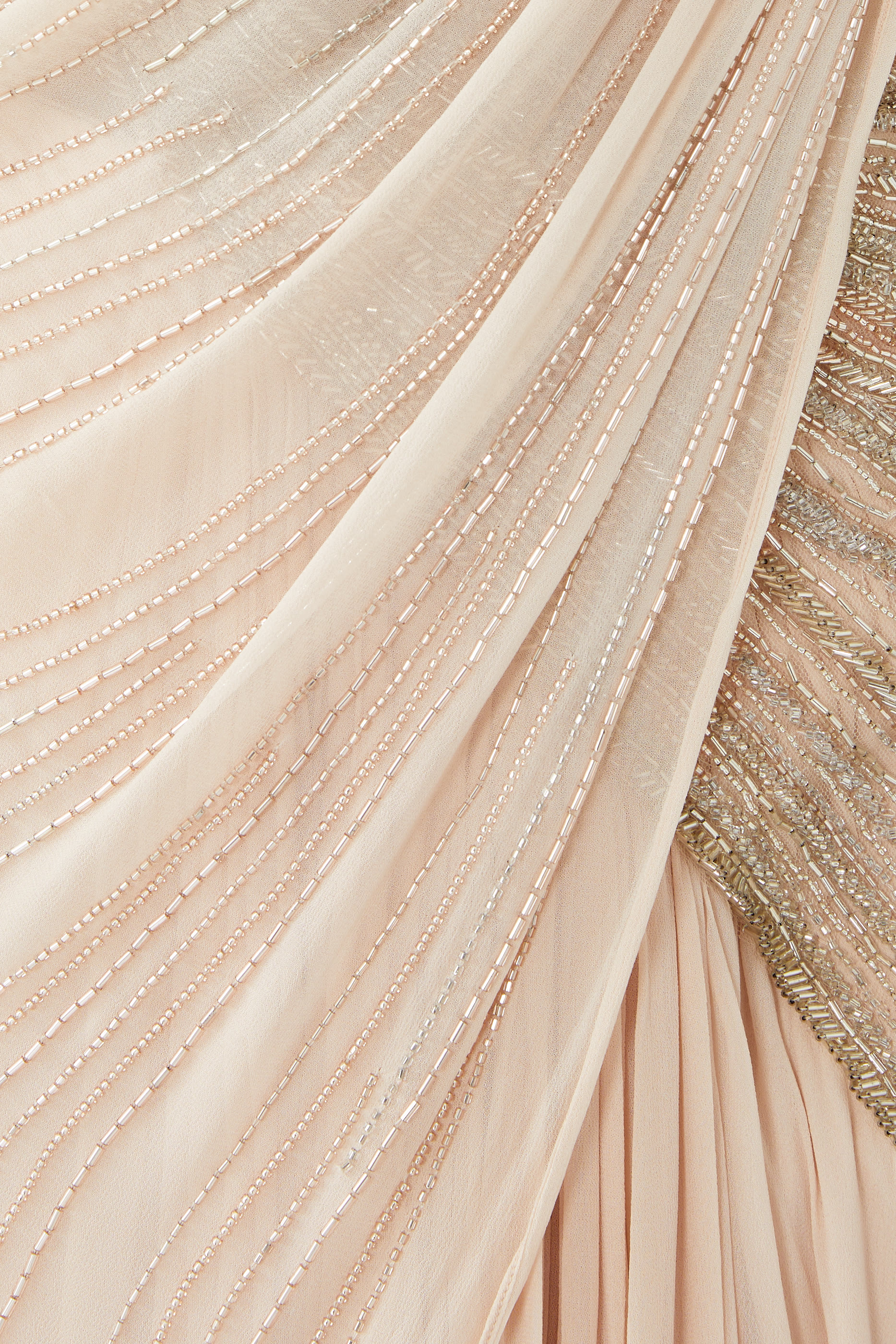 One Long Sleeve Saree Gown