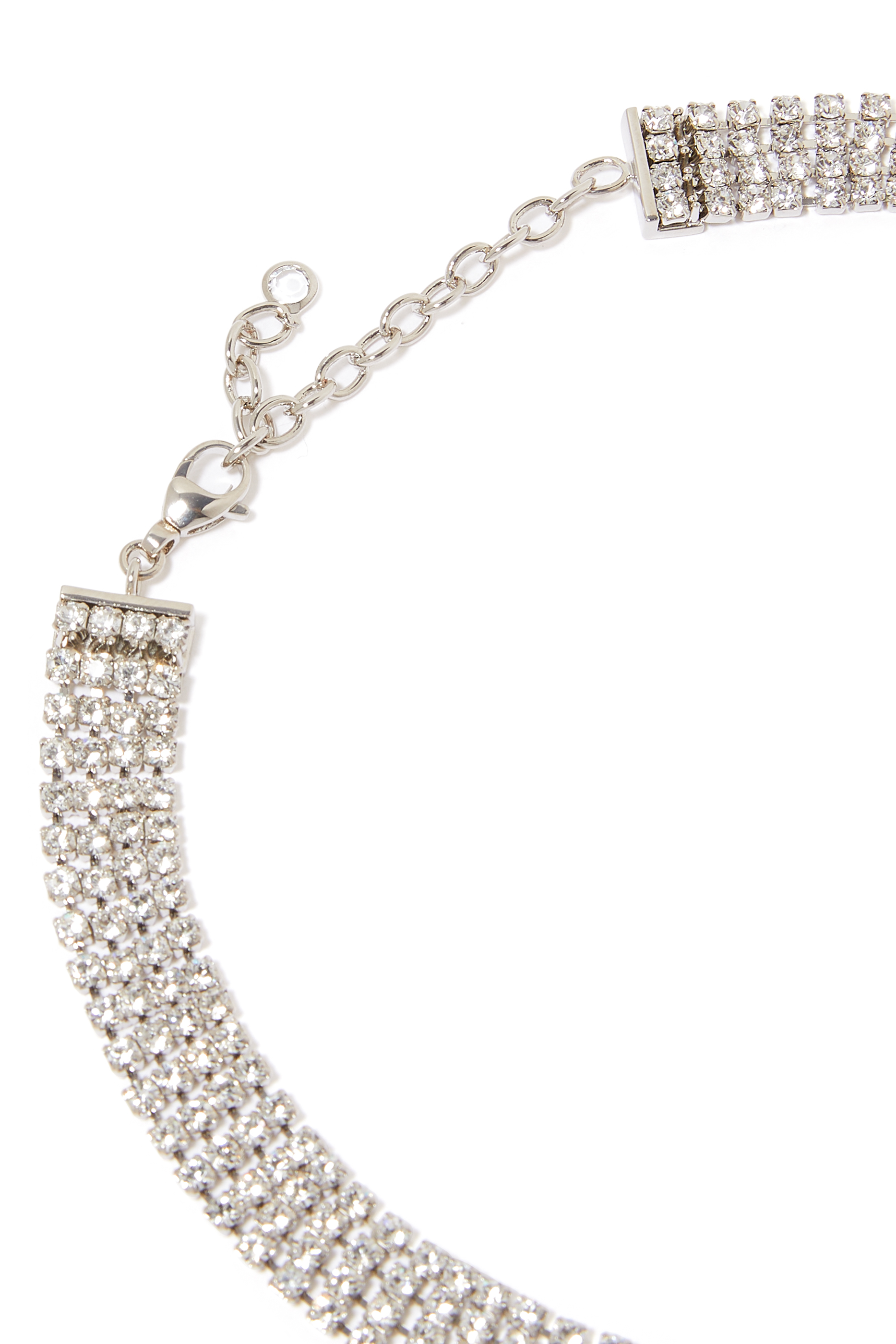 Crystal Square G Necklace