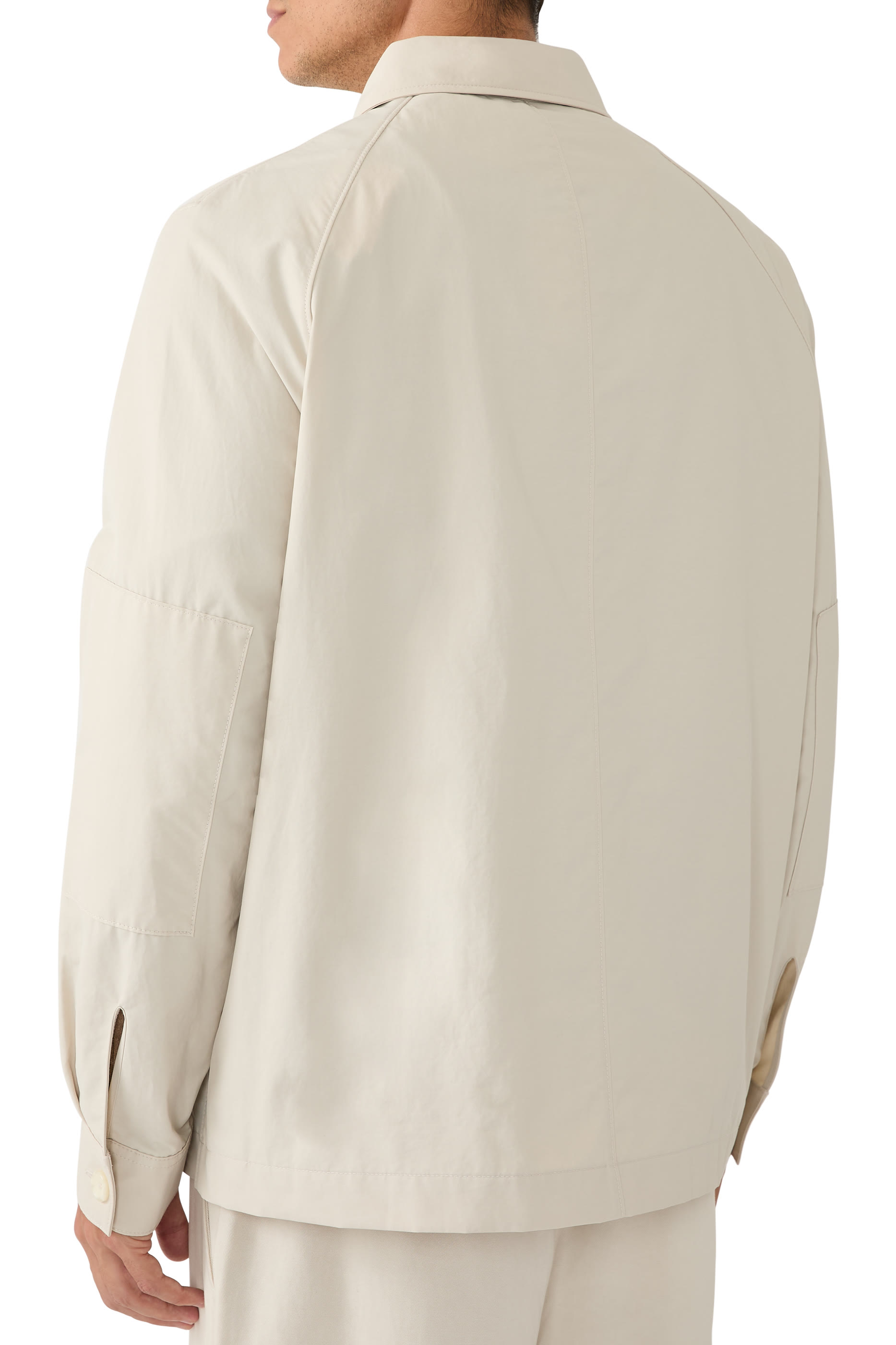 Cotton-Blend Utility Jacket