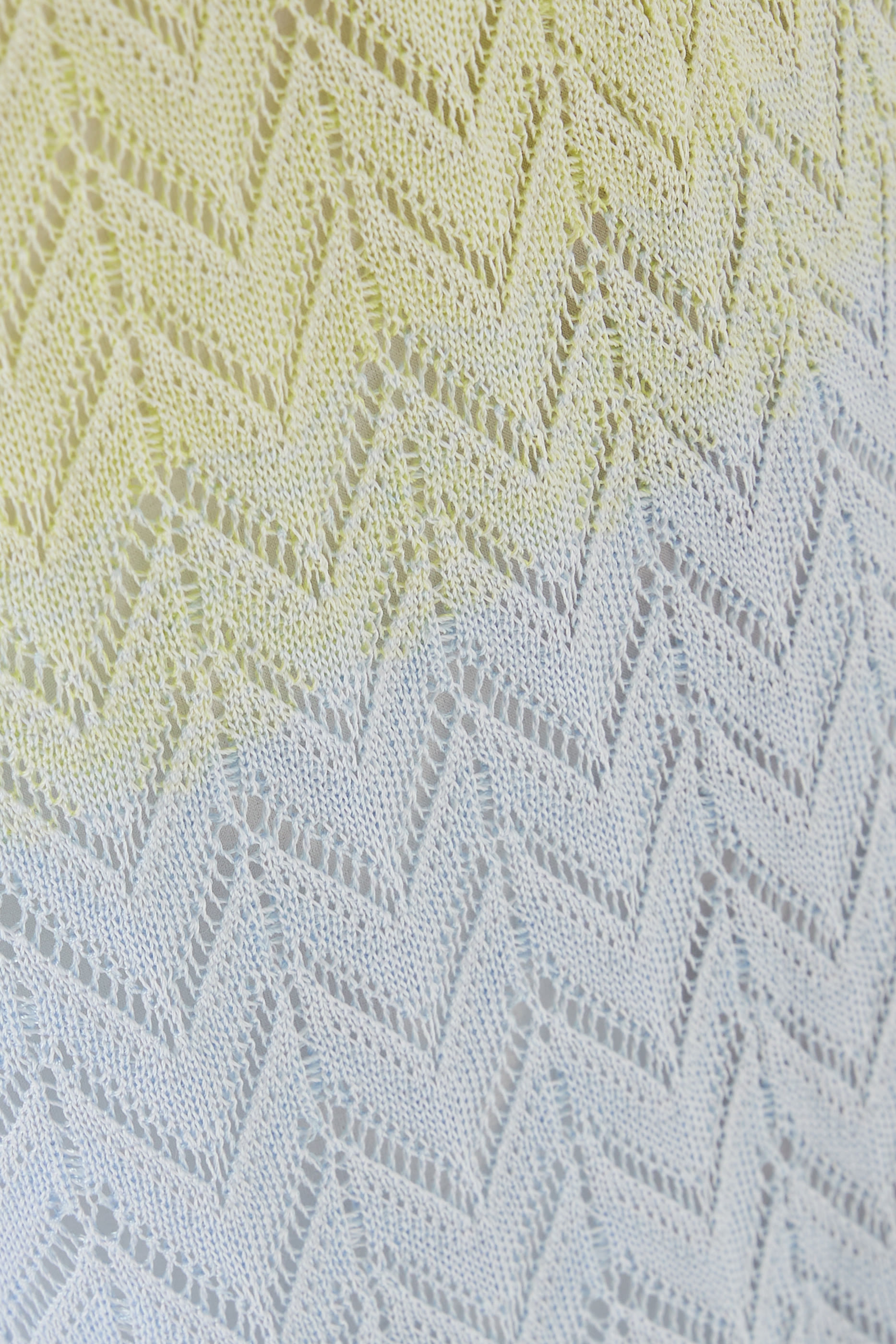 Chevron Lace Degrade' Wide Leg Pants