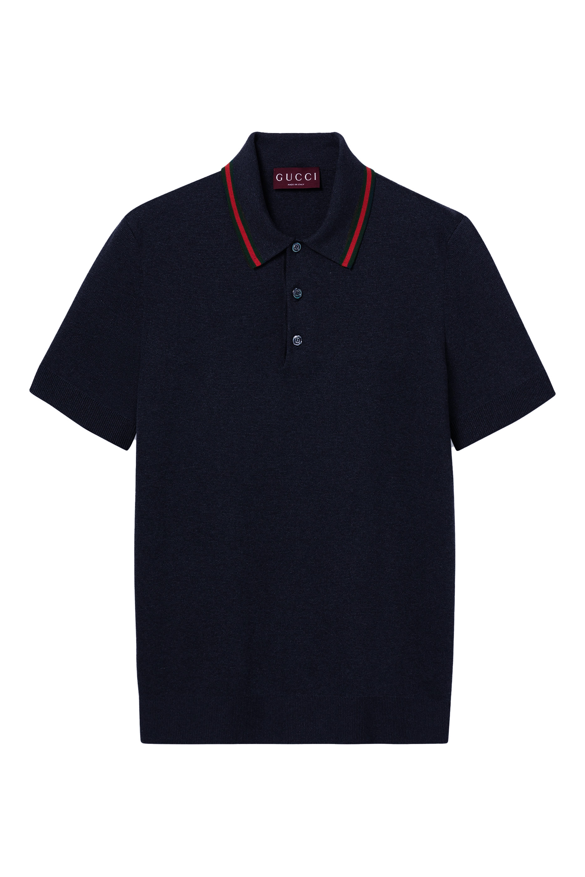 Silk Cotton Polo Shirt