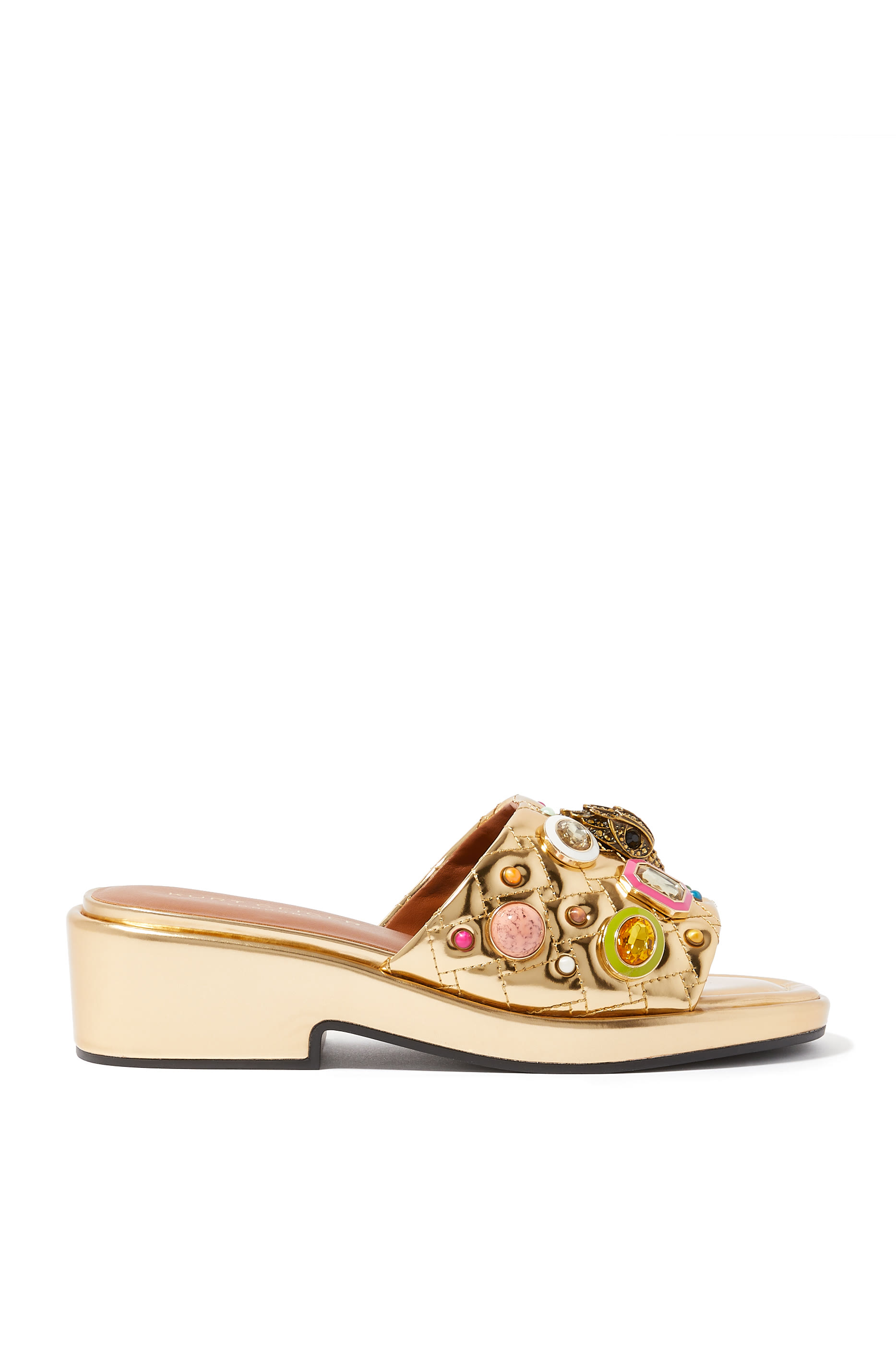 Multi Gem 50 Flatform Sandals