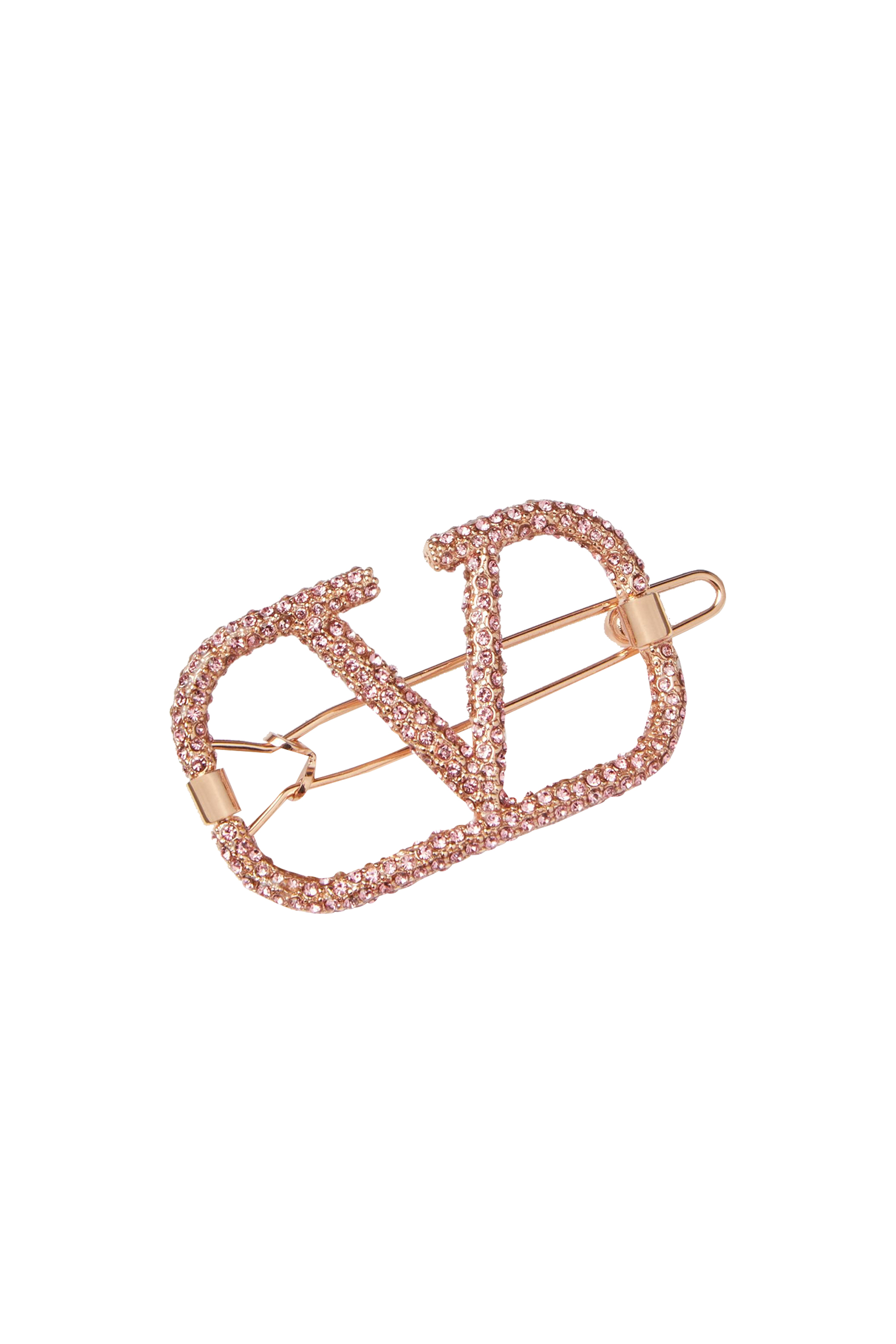 Embellished Logo Hair Clip