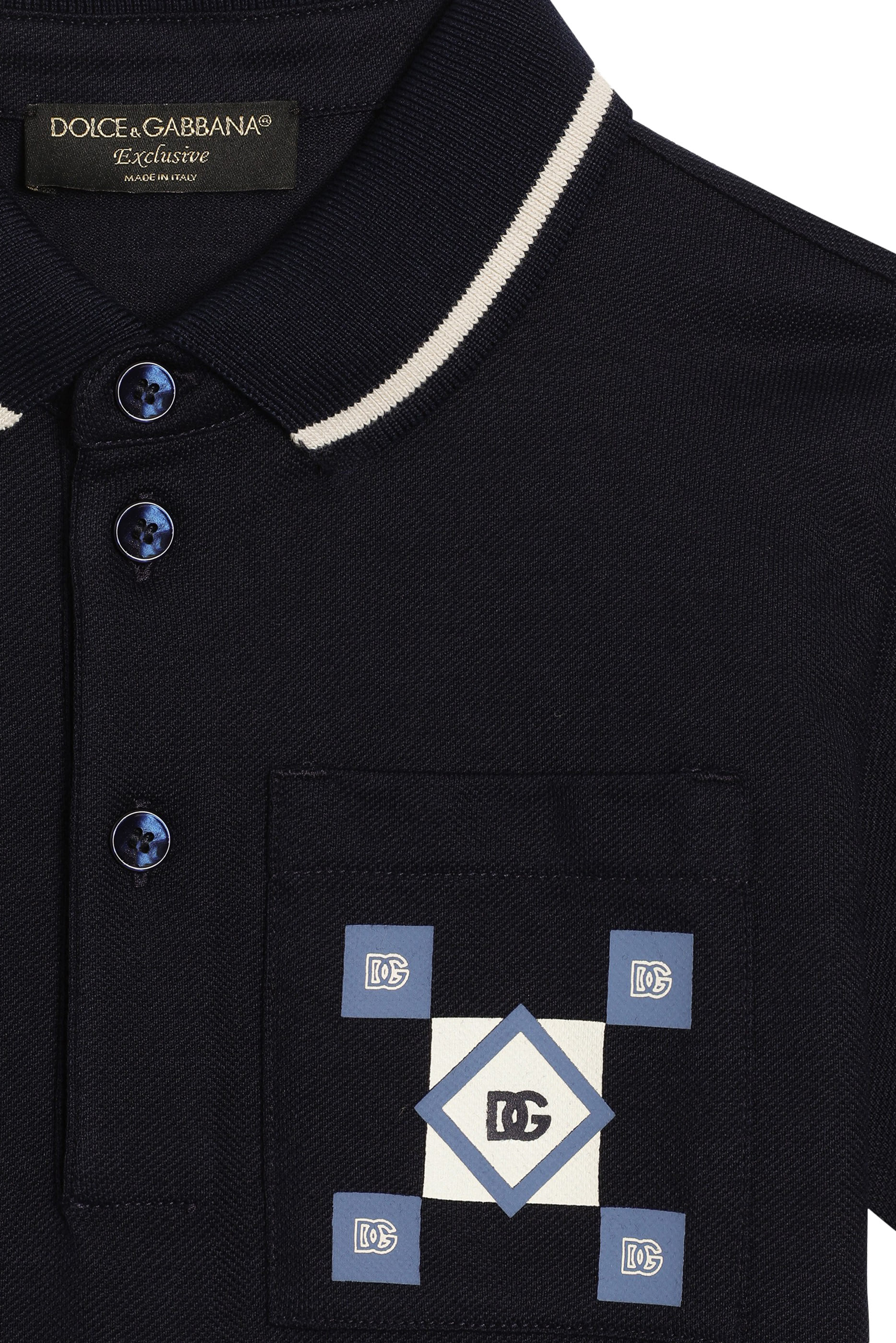 Kids Piqu&eacute; Polo-Shirt with Print