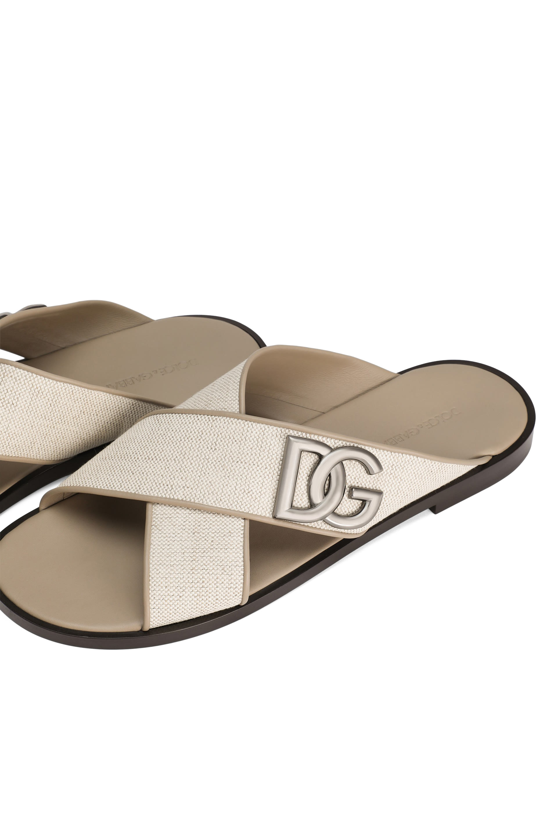 Salt & Pepper Nappa Sandals