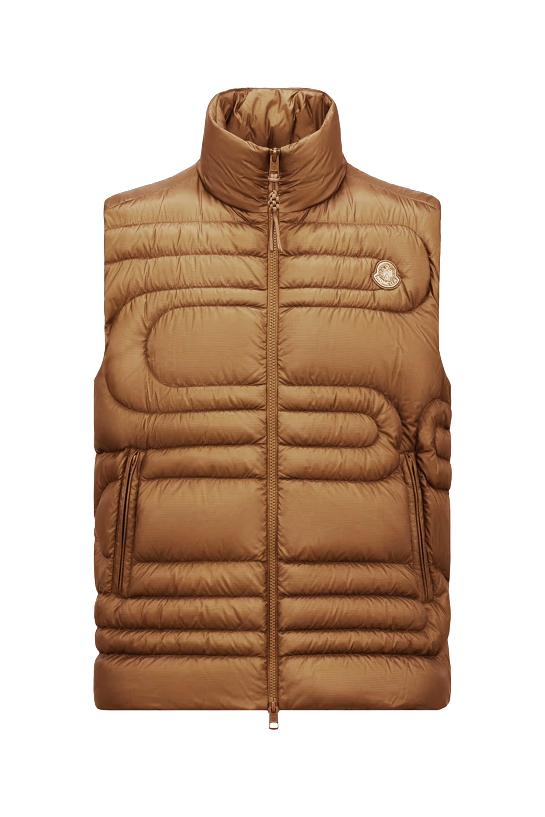 Emeishan Snake-Quilted Down Gilet