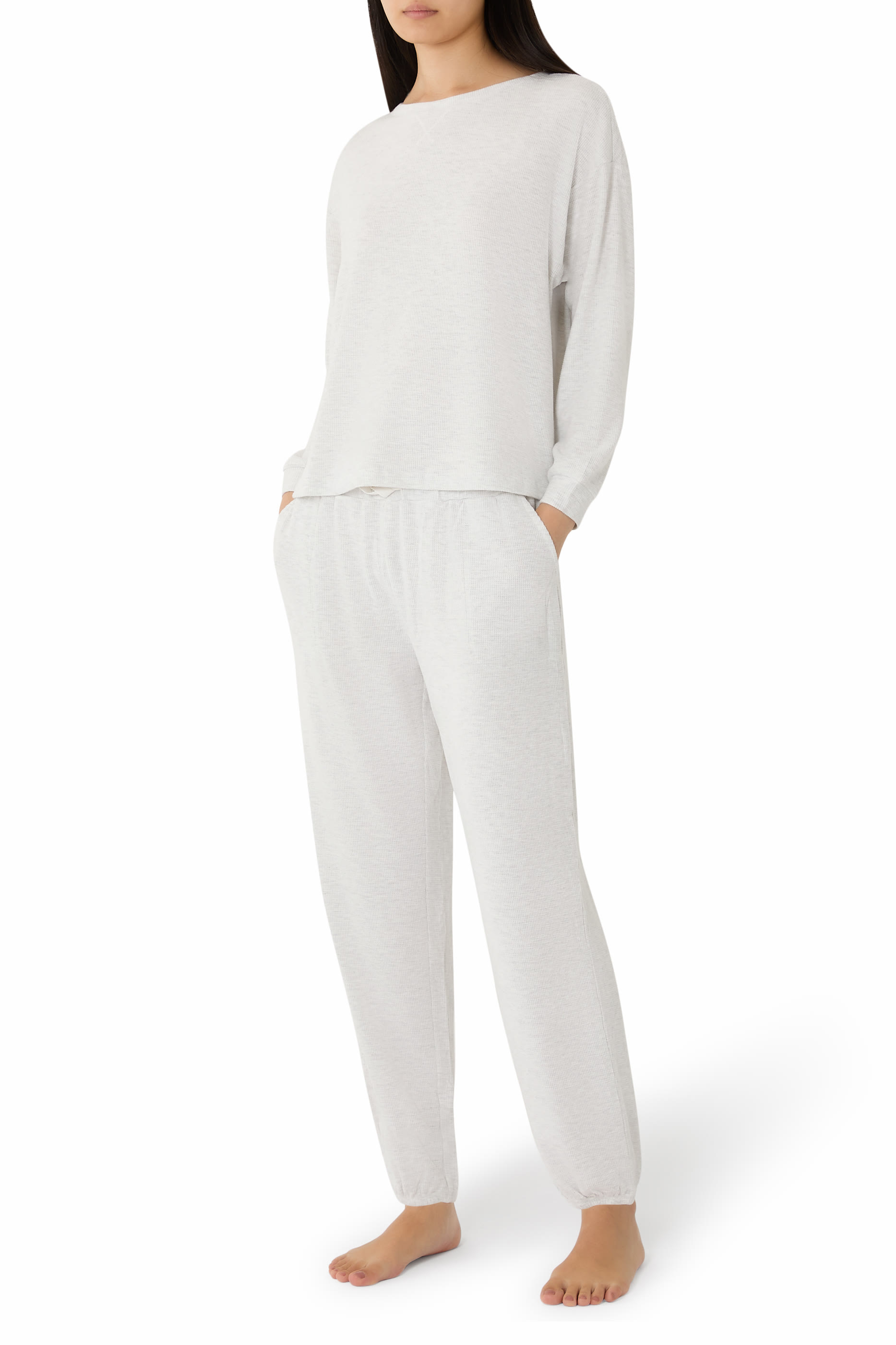  Mini Waffle Lounge Pajama Set