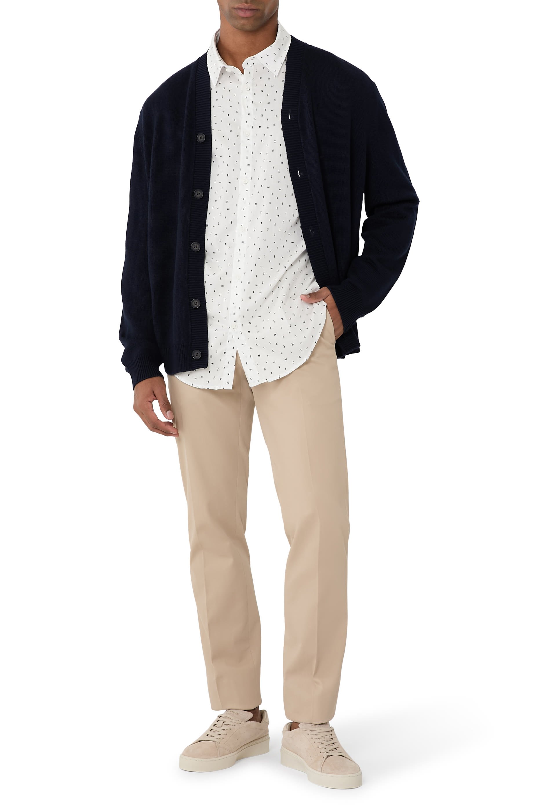 Wool and Cotton Cardigan