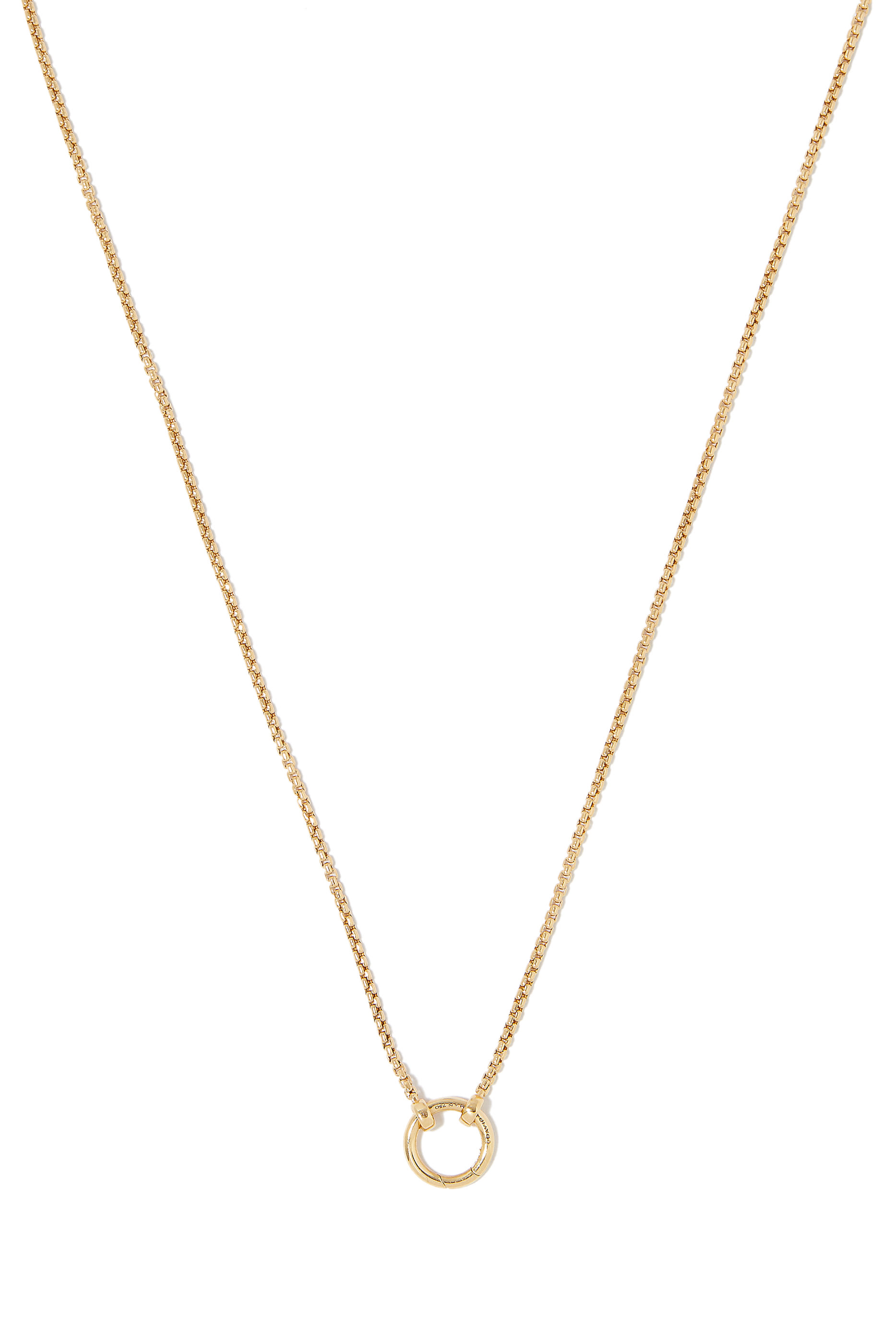 Smooth Vehicle Box Chain Necklace