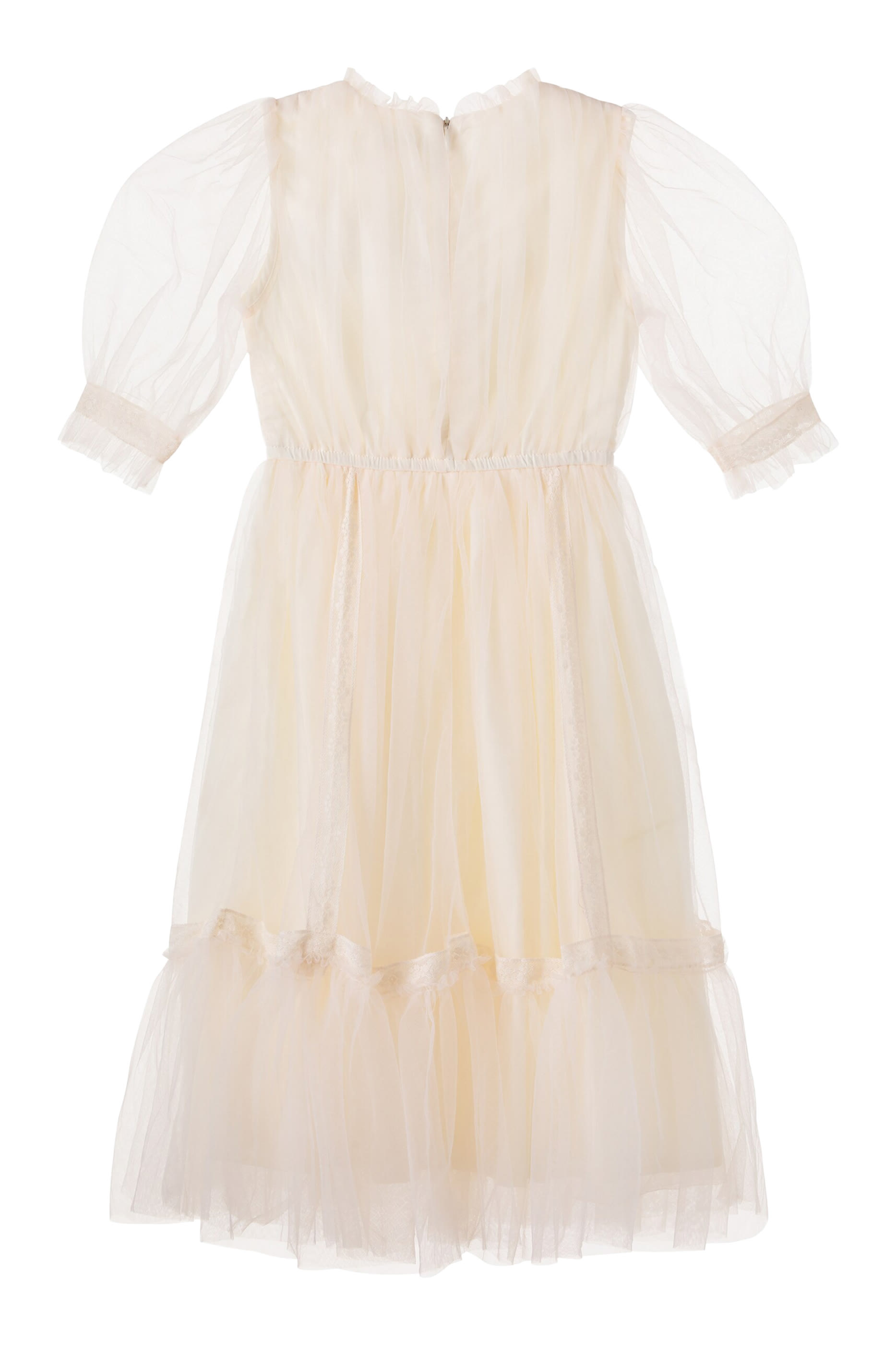 Kids Donna Lace-Trimmed Dress