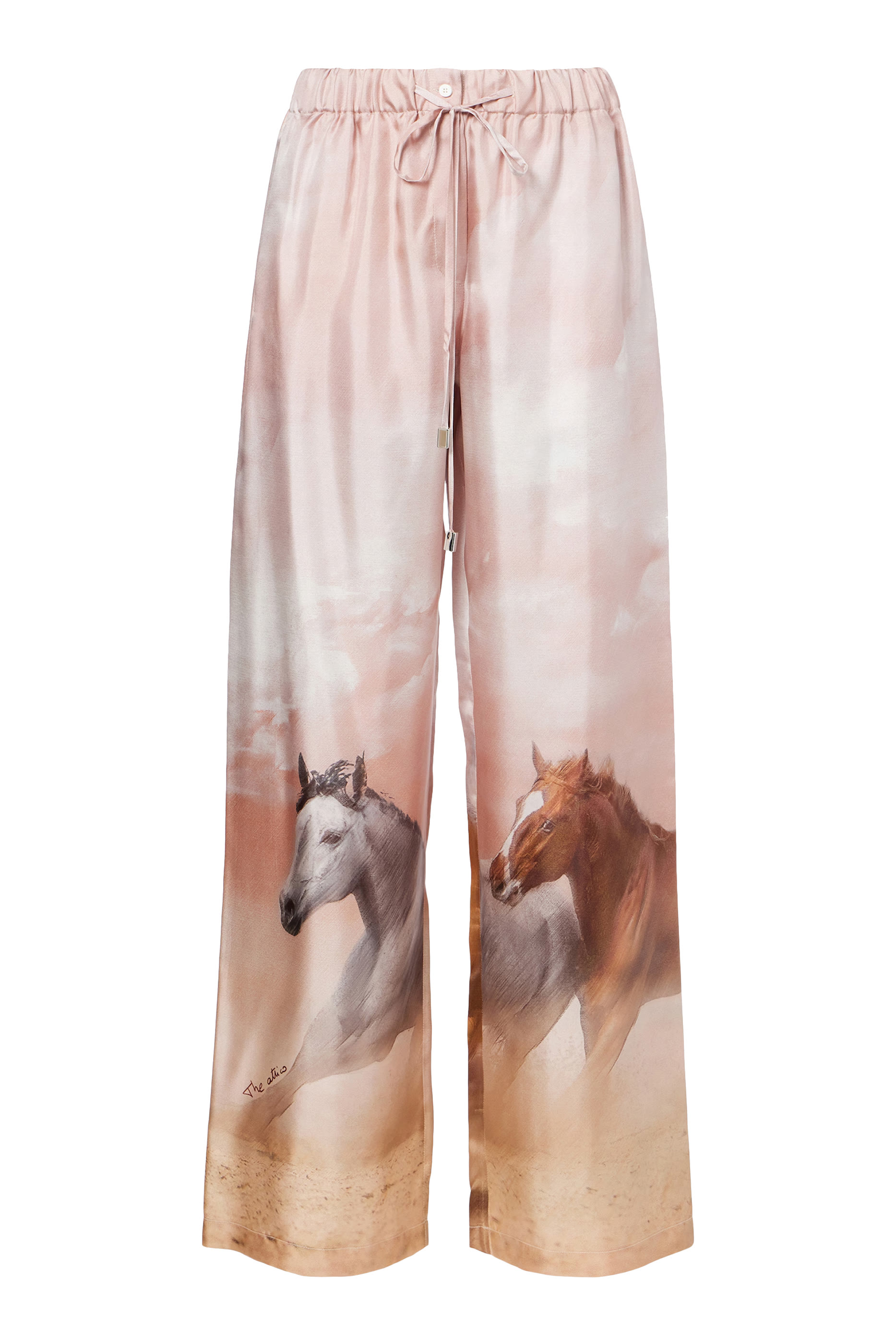Horse-Print Long Pants