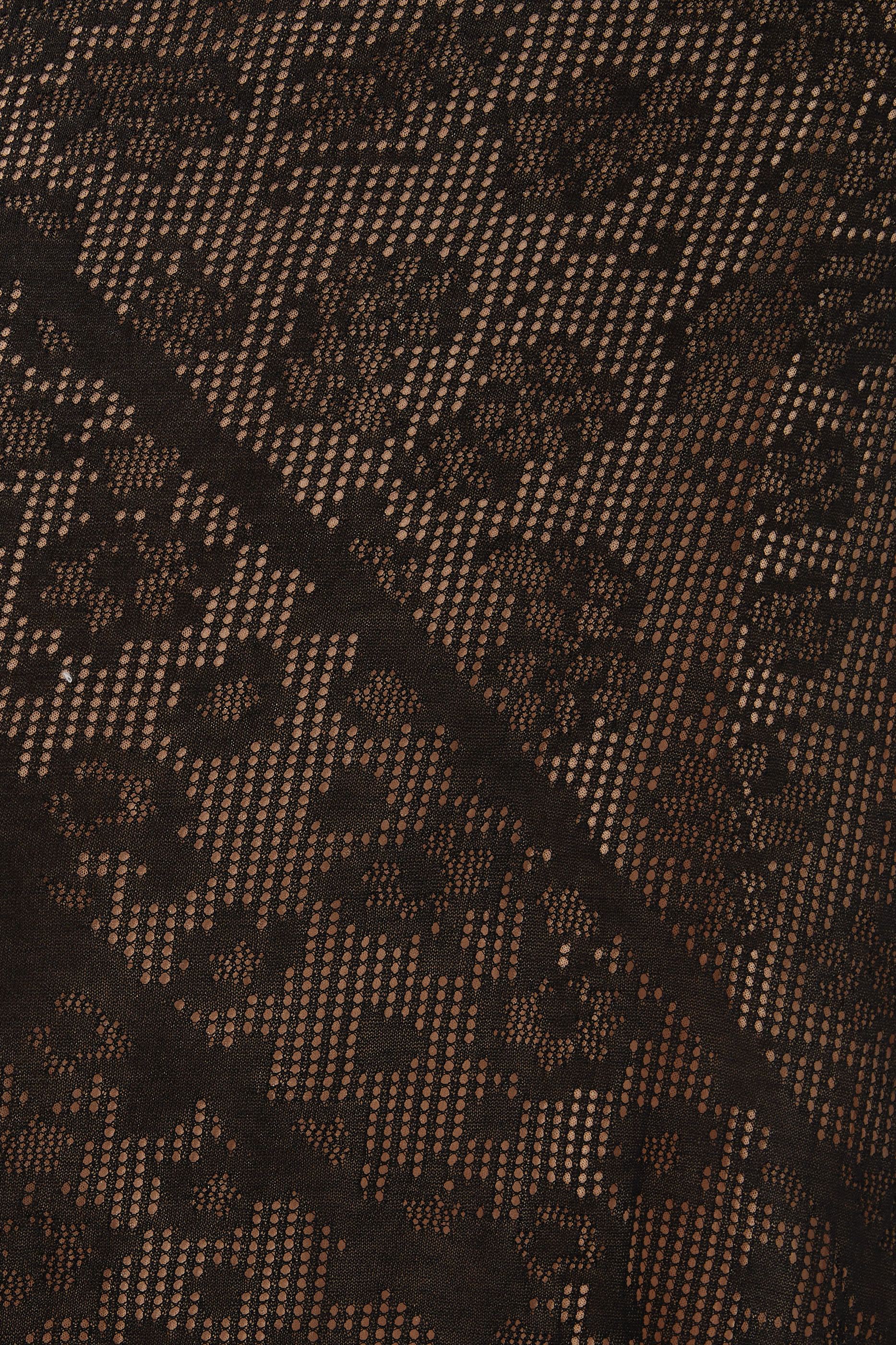 Lace Halterneck Stretch-Knit Midi Dress