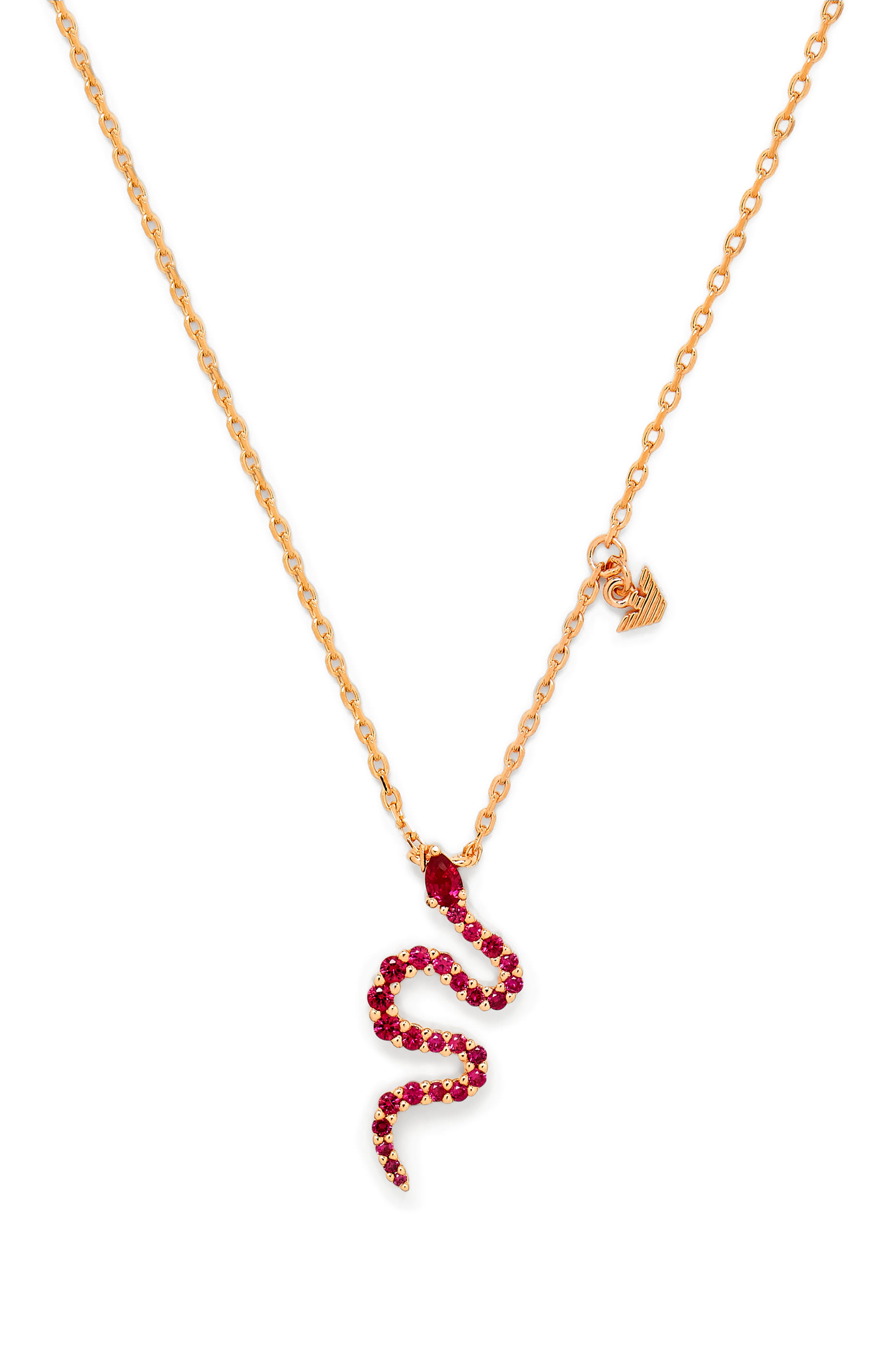 Pendant Necklace, 14k Rose Gold-Plated Sterling Silver