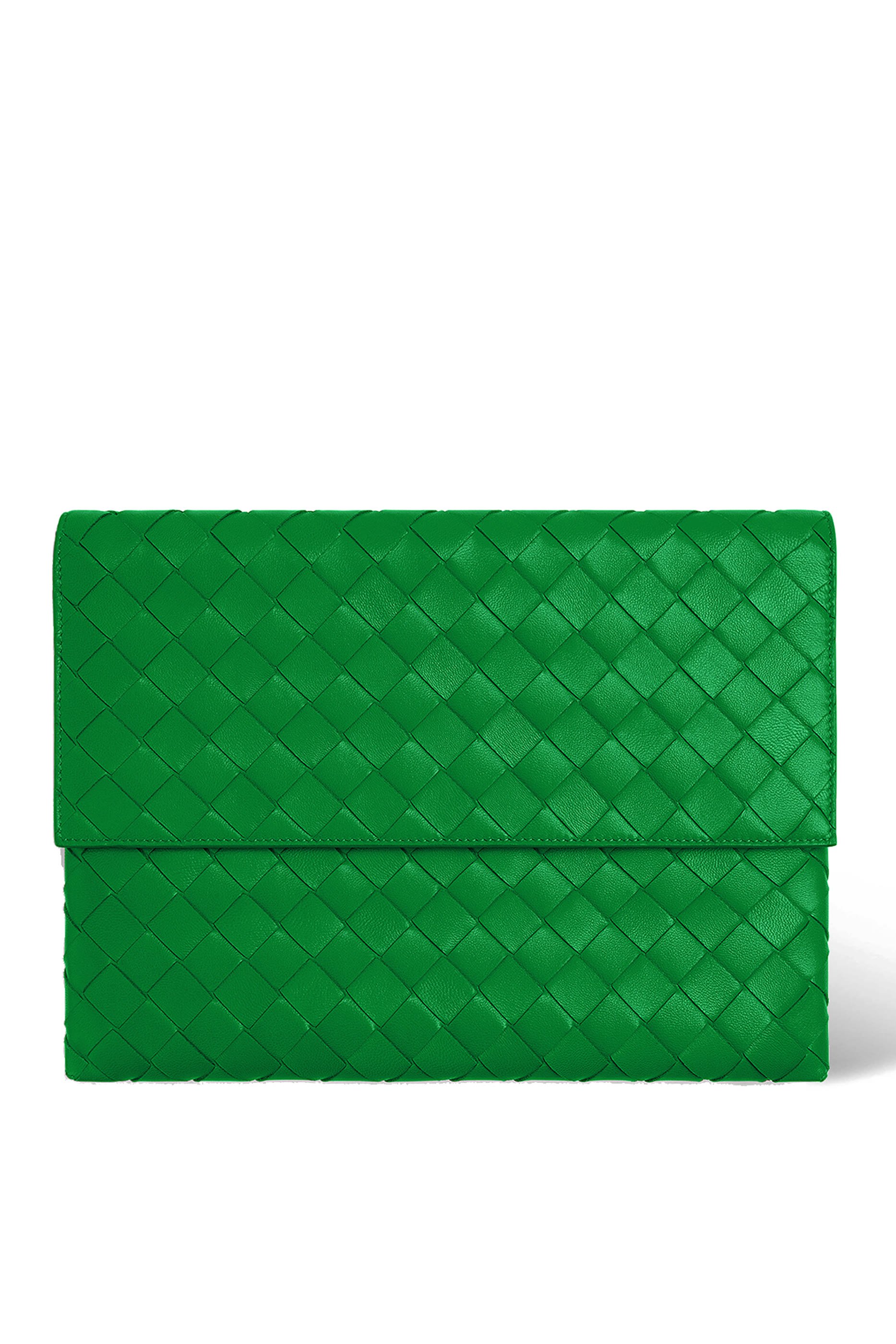 Medium Intrecciato Flap Pouch