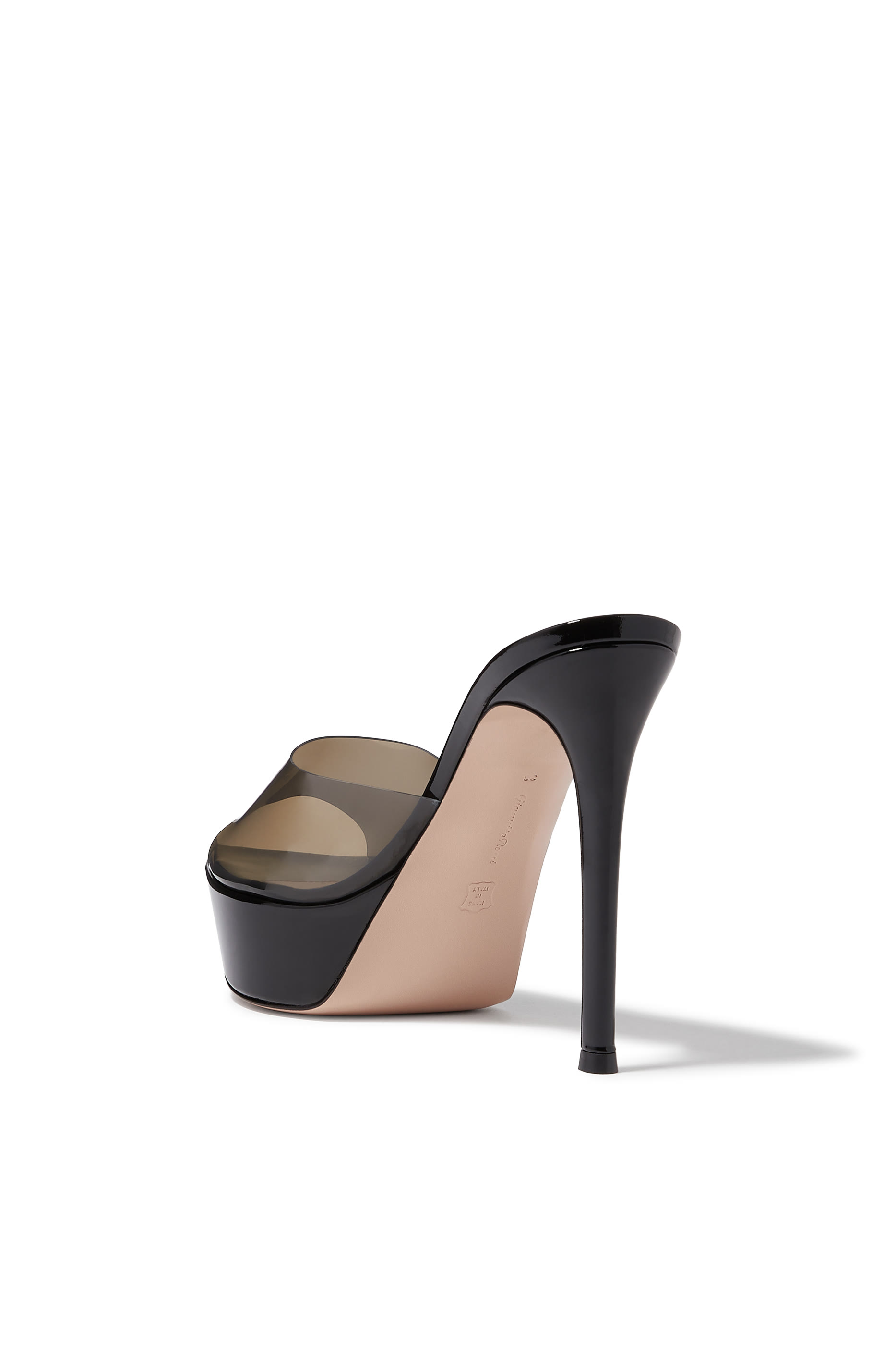 Betty 85 Plexi Platform Mules