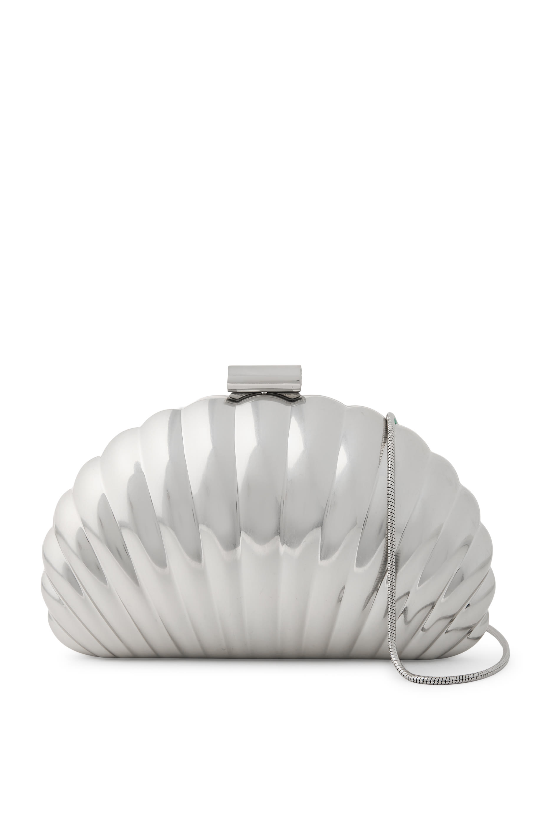  Monet Metal Shell Clutch Bag 