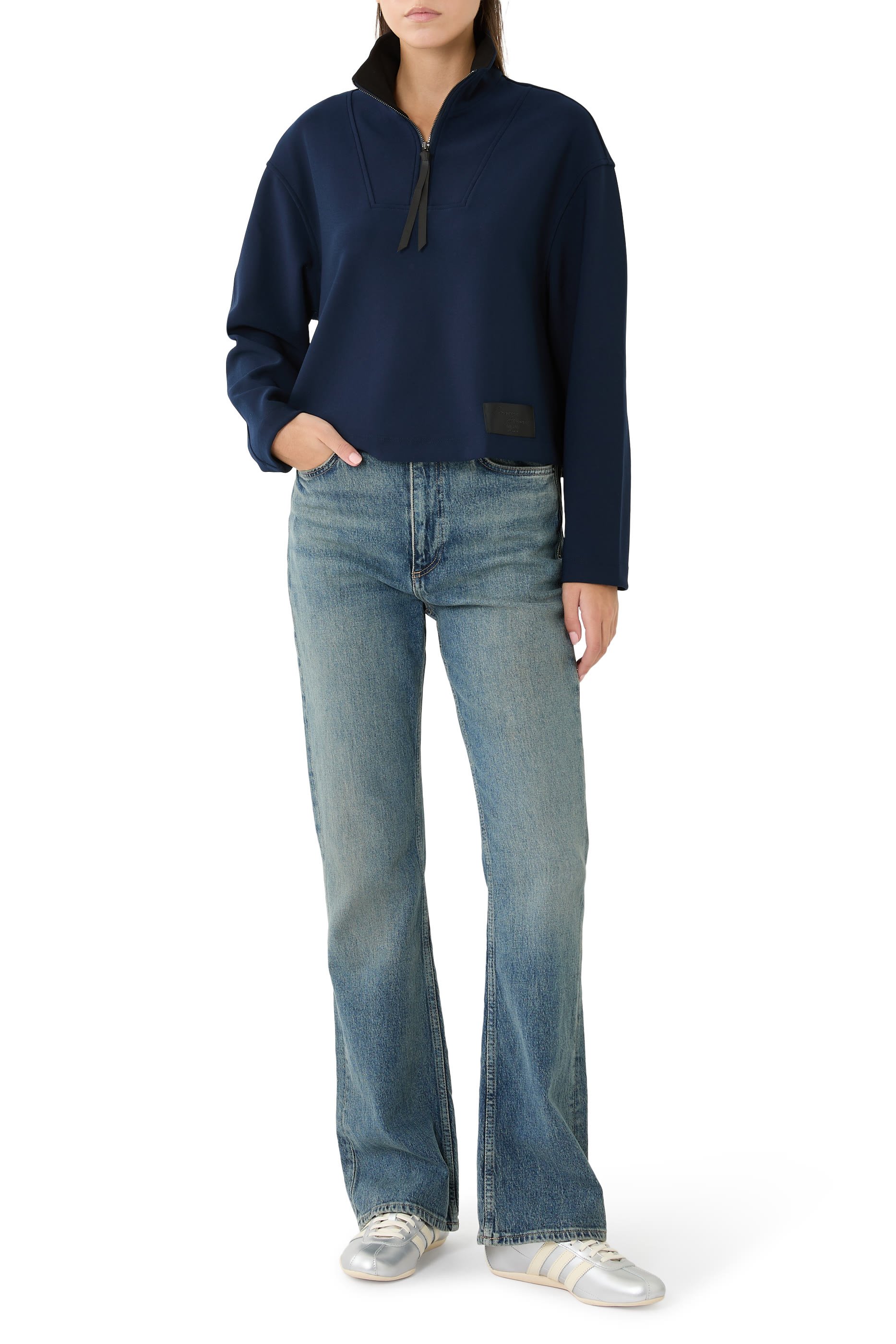 Logo Half-Zip Sweatshirt