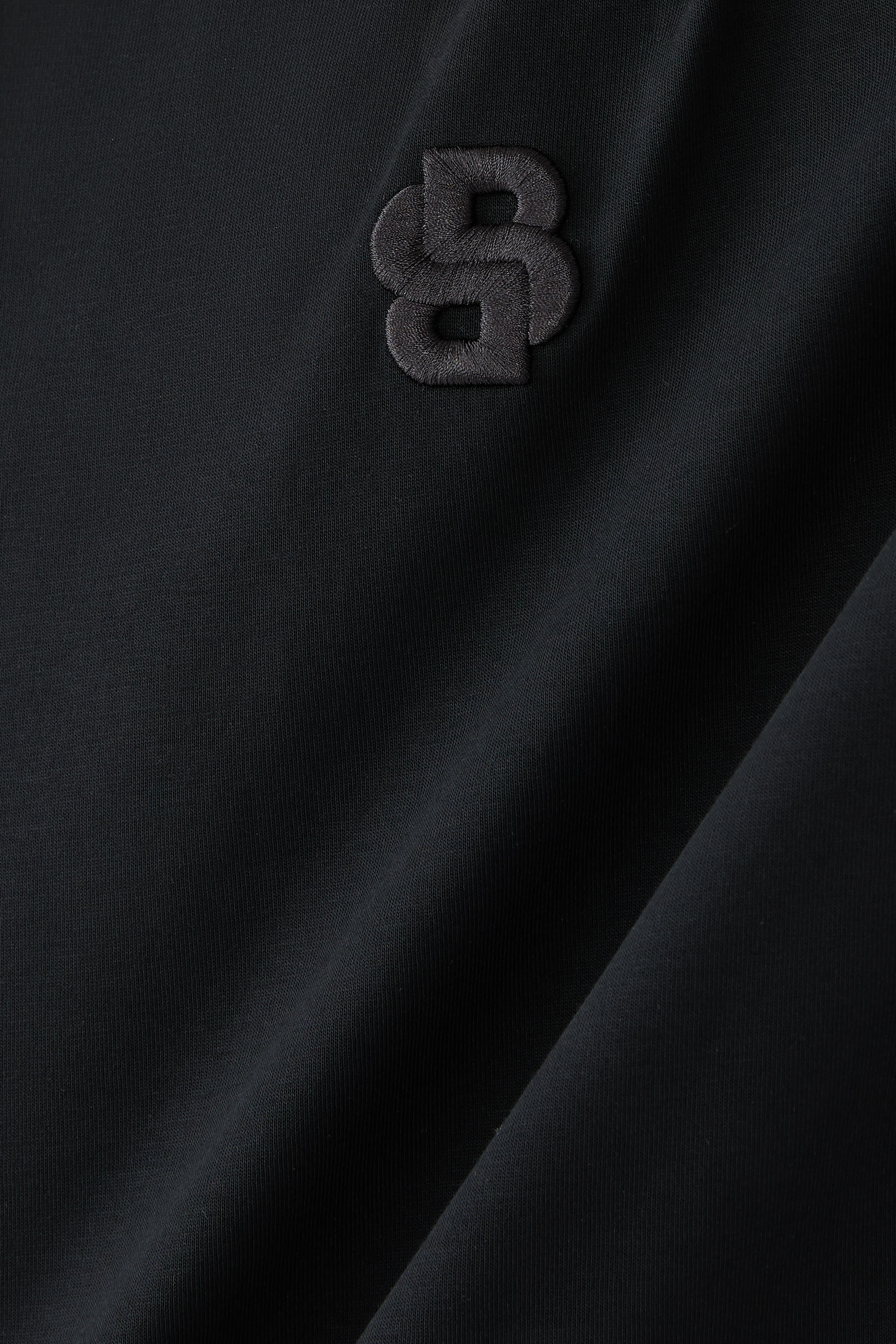 Mercerised-Cotton T-Shirt with Double B Monogram
