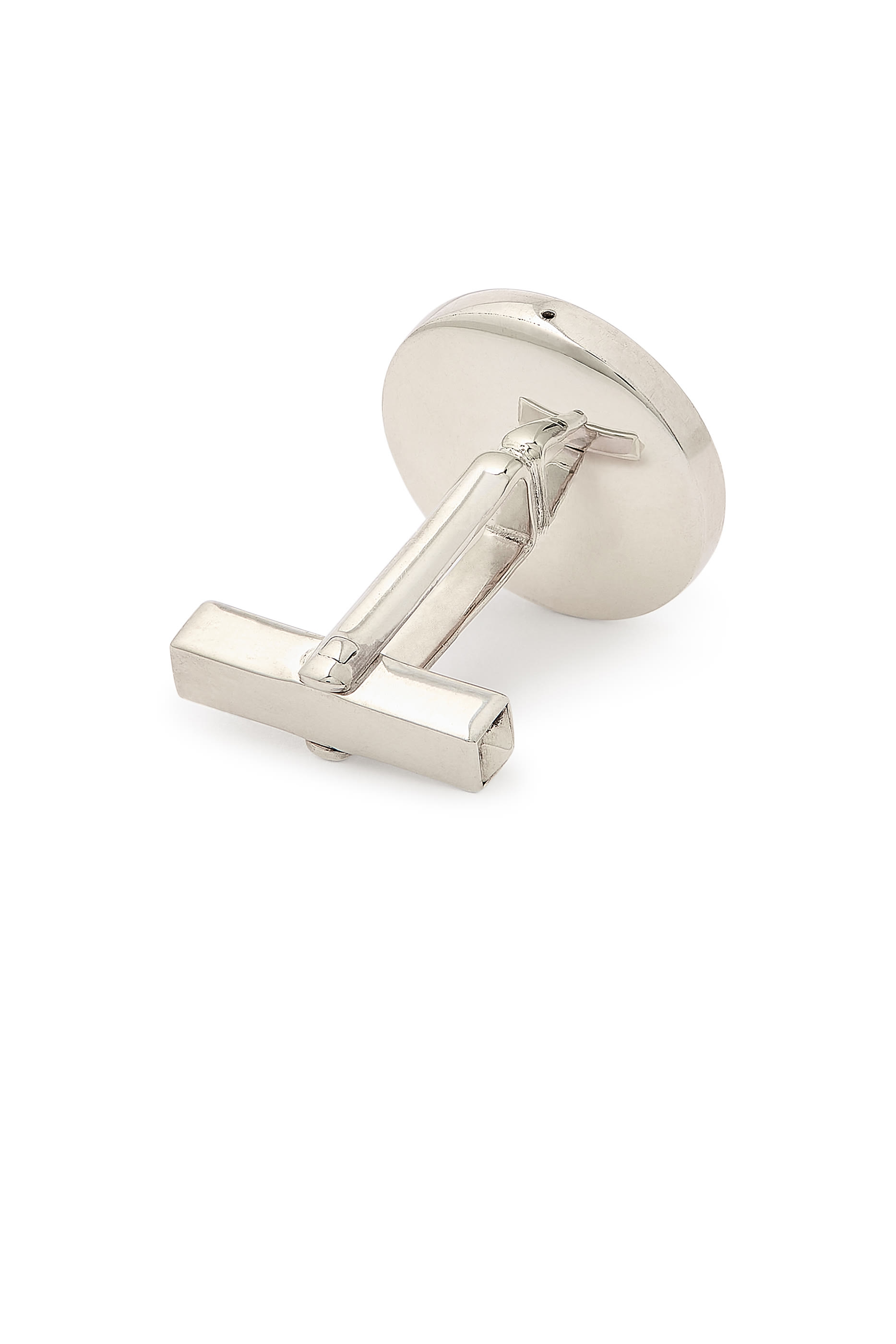 Calligraphy Adorned Cufflinks, Silver