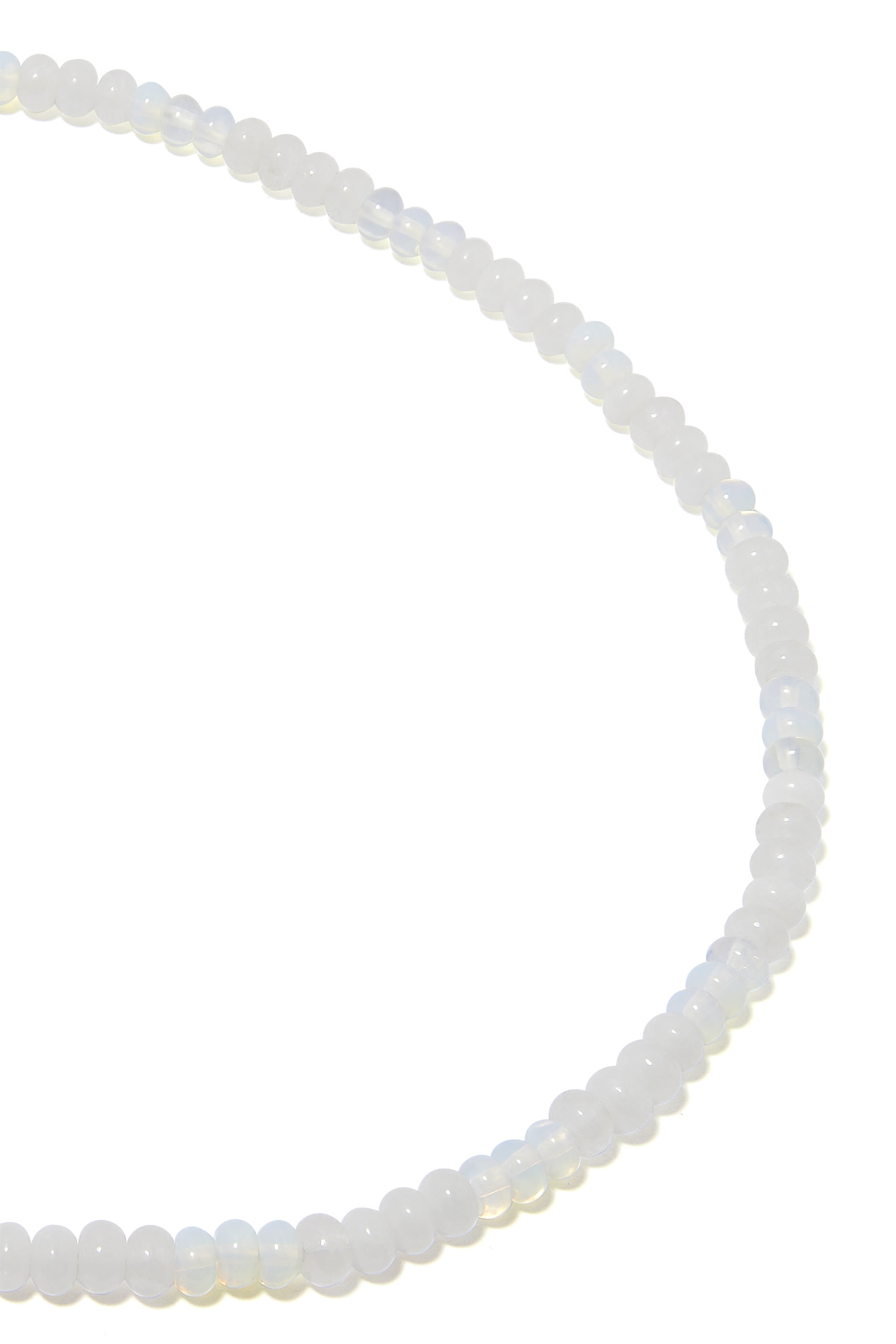 Opal Beaded Necklace, 18k Yellow Gold & Opals