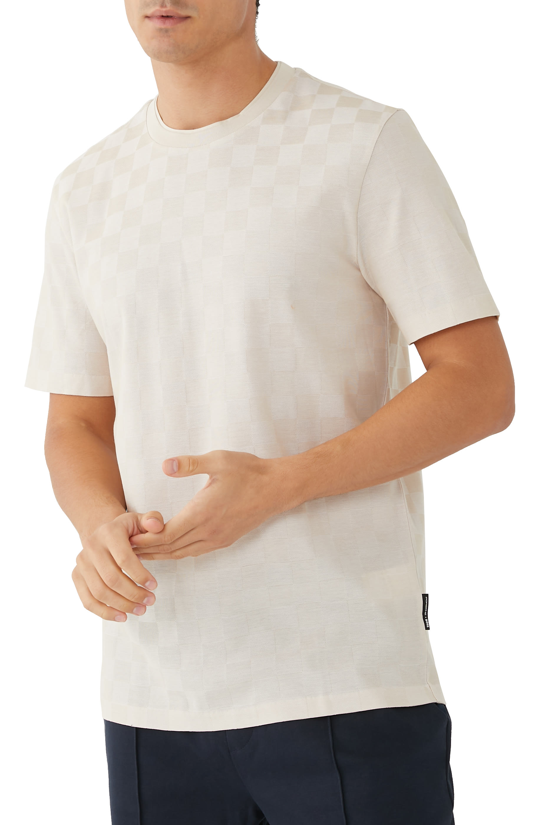 Porsche Check Jacquard T-Shirt