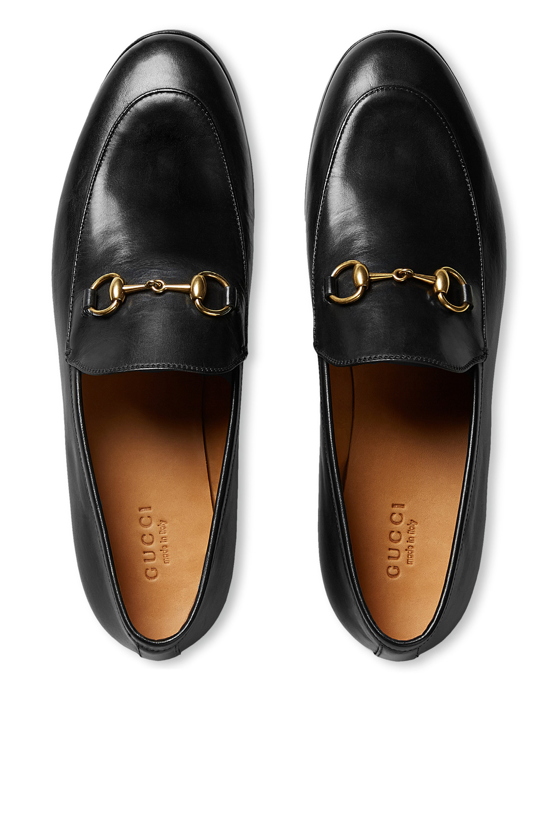 Gucci Jordaan Leather Loafers
