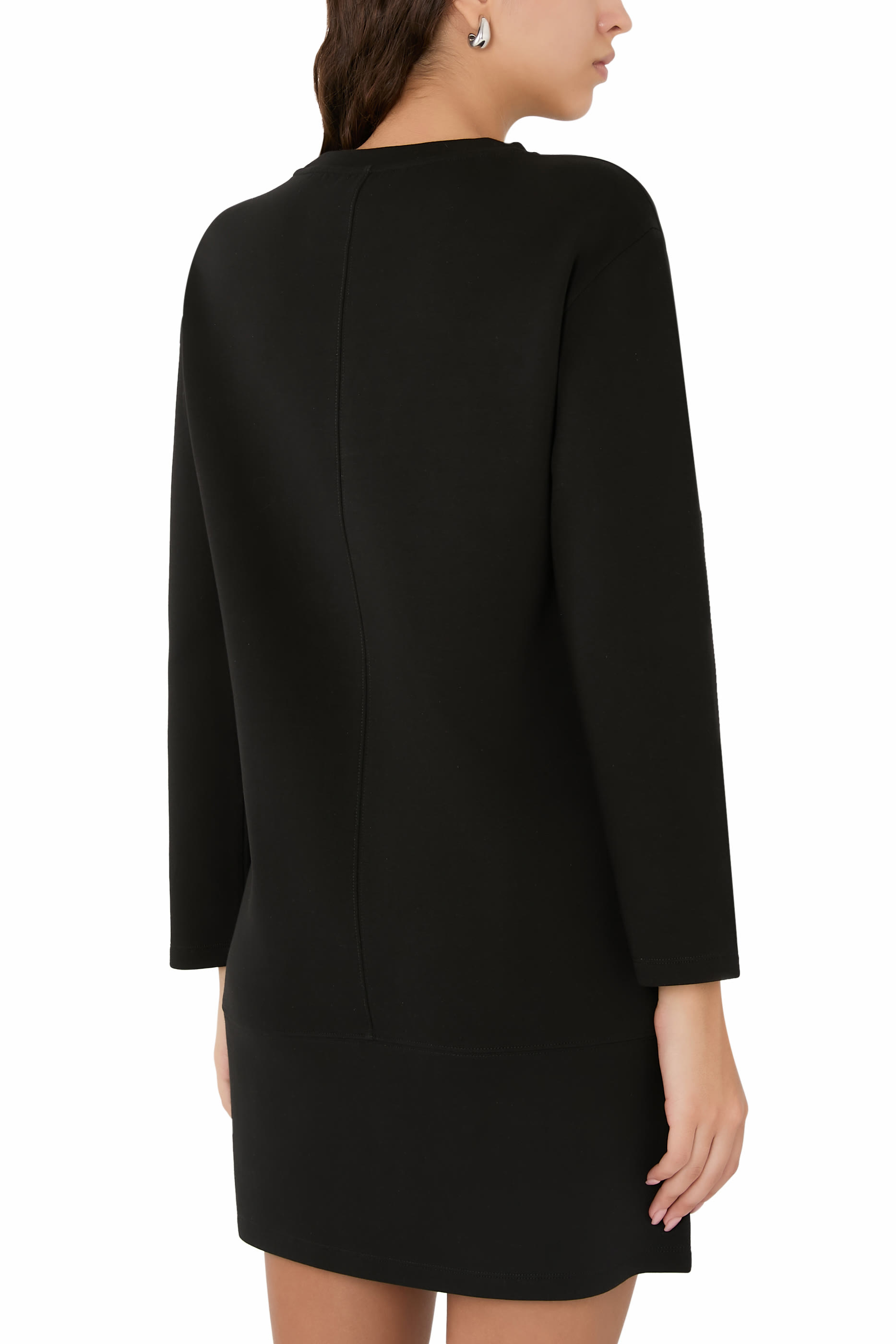 Long Sleeve Double Jersey Dress