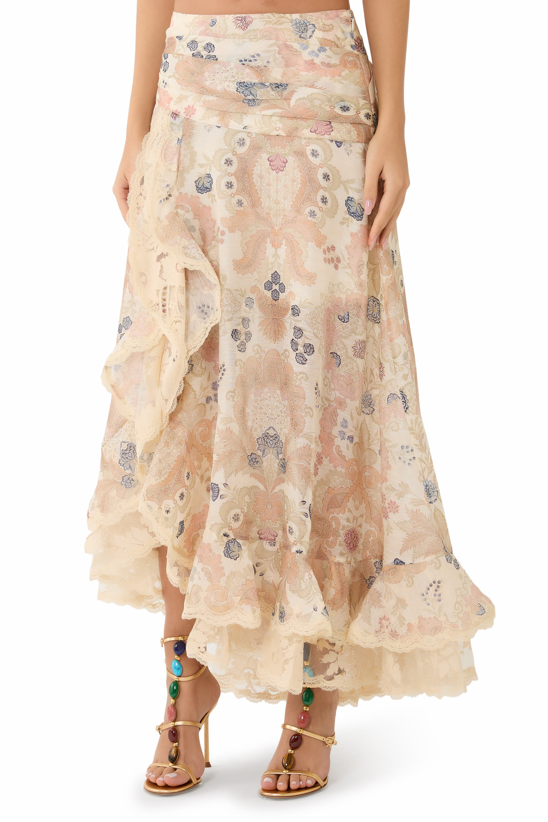 Rebellion Lace Maxi Skirt 