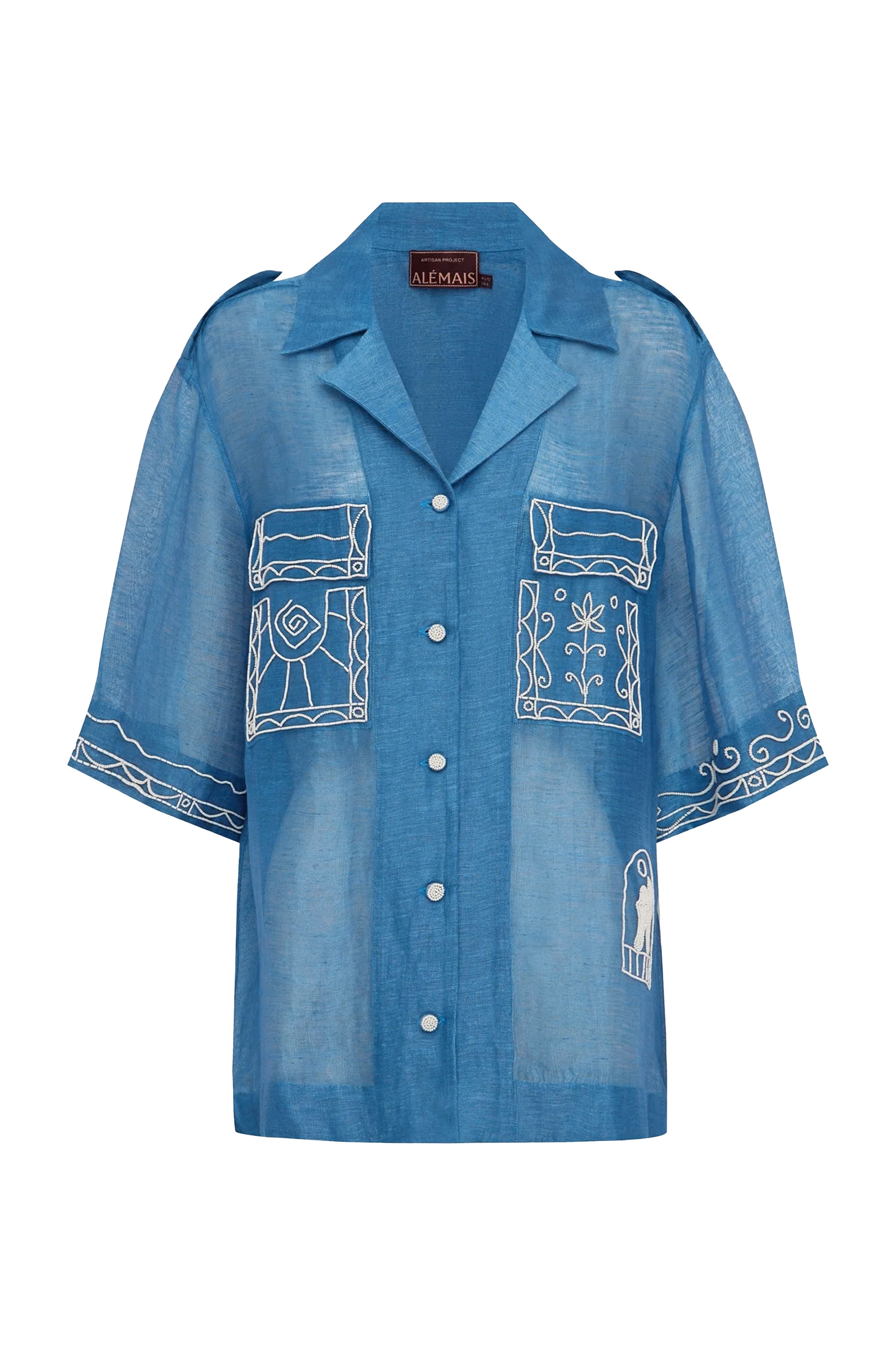 Yasmeen Embellished Oversized Shirt 