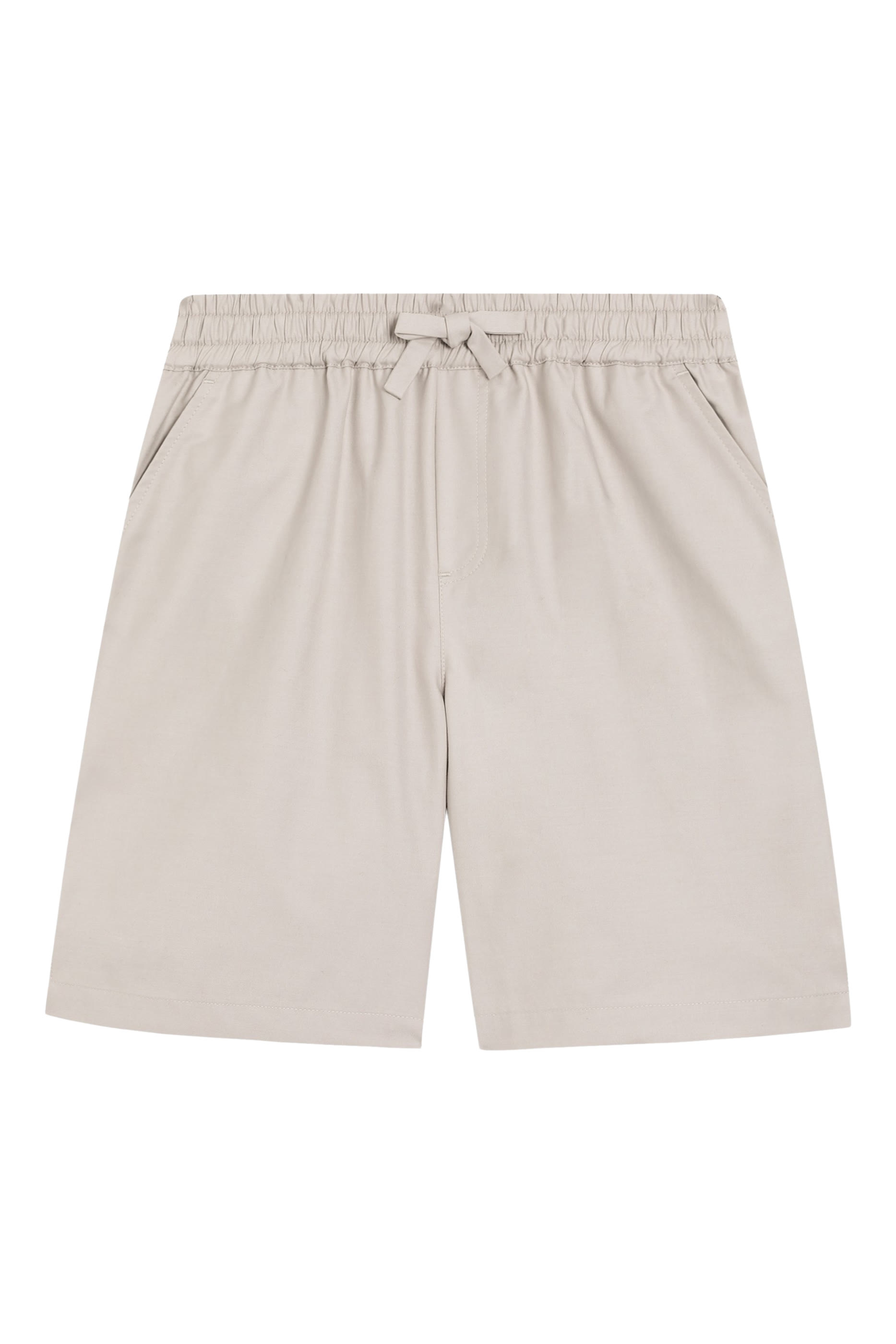 Kids Logo Embroidery Gabardine Shorts