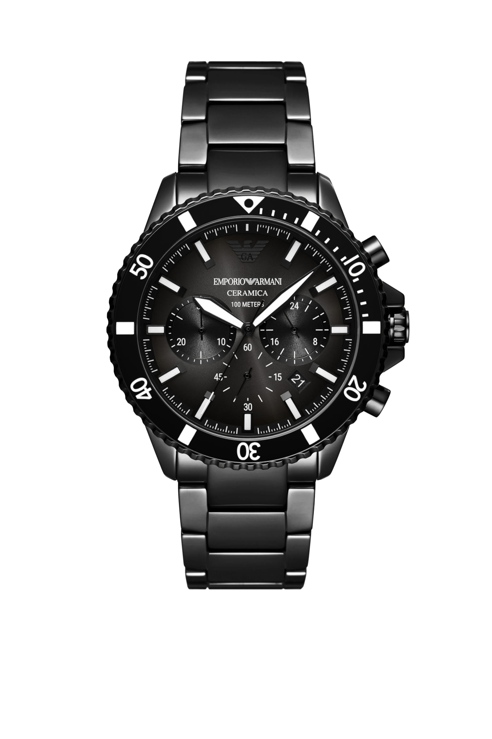 Driver Chronograph Ceramic Watch, 43mm