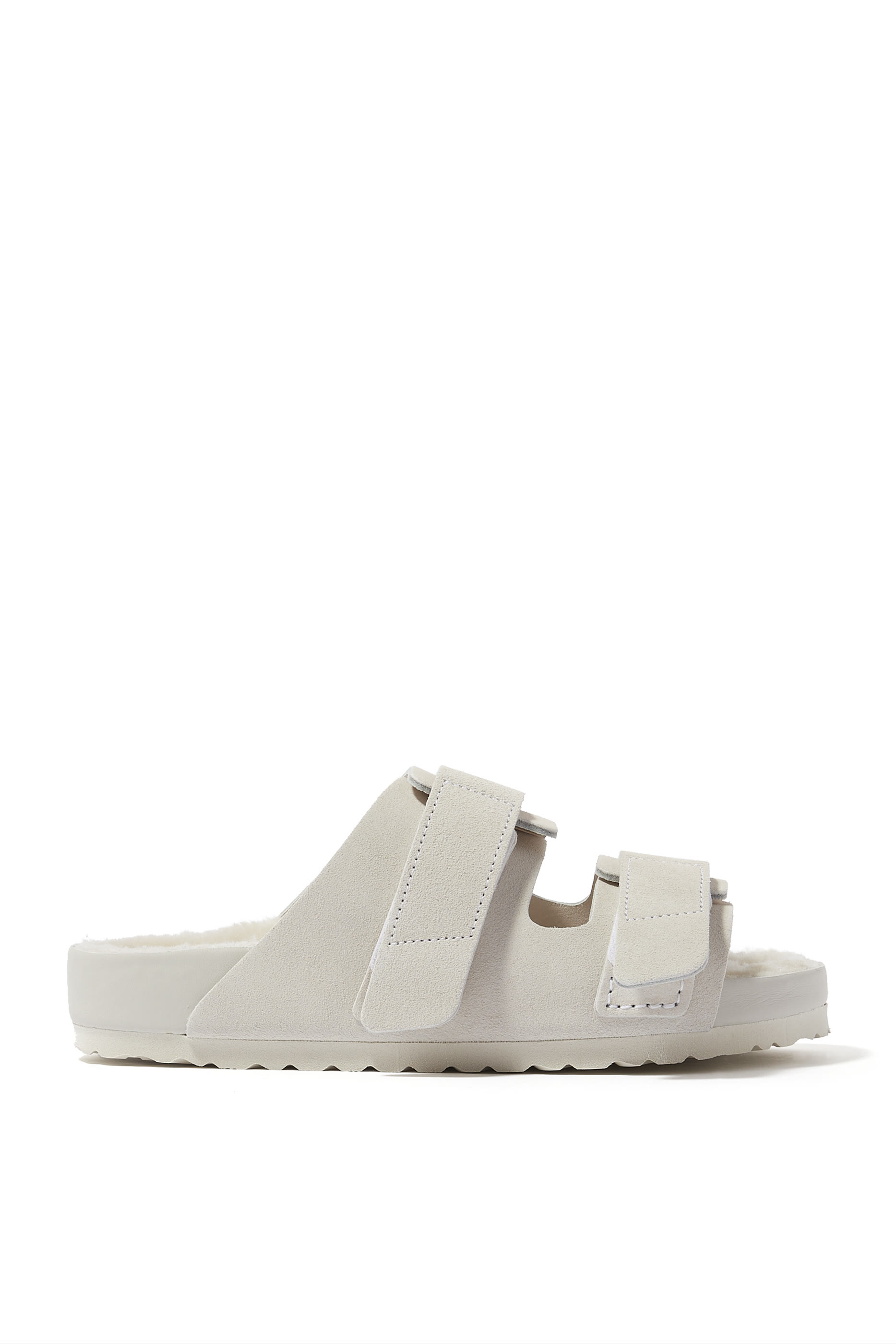 Uju Tekla Suede Fur Sandals