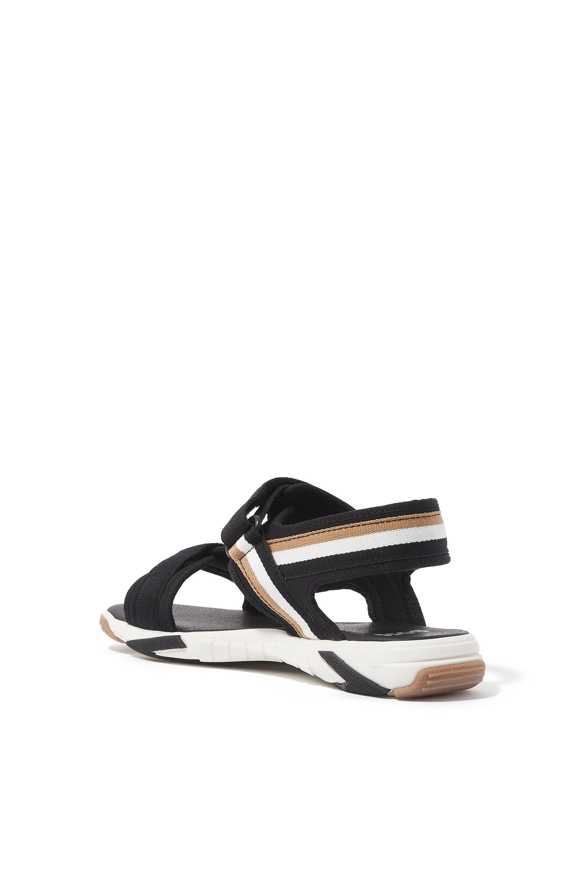 Kids Striped Touch-Strap Sandals